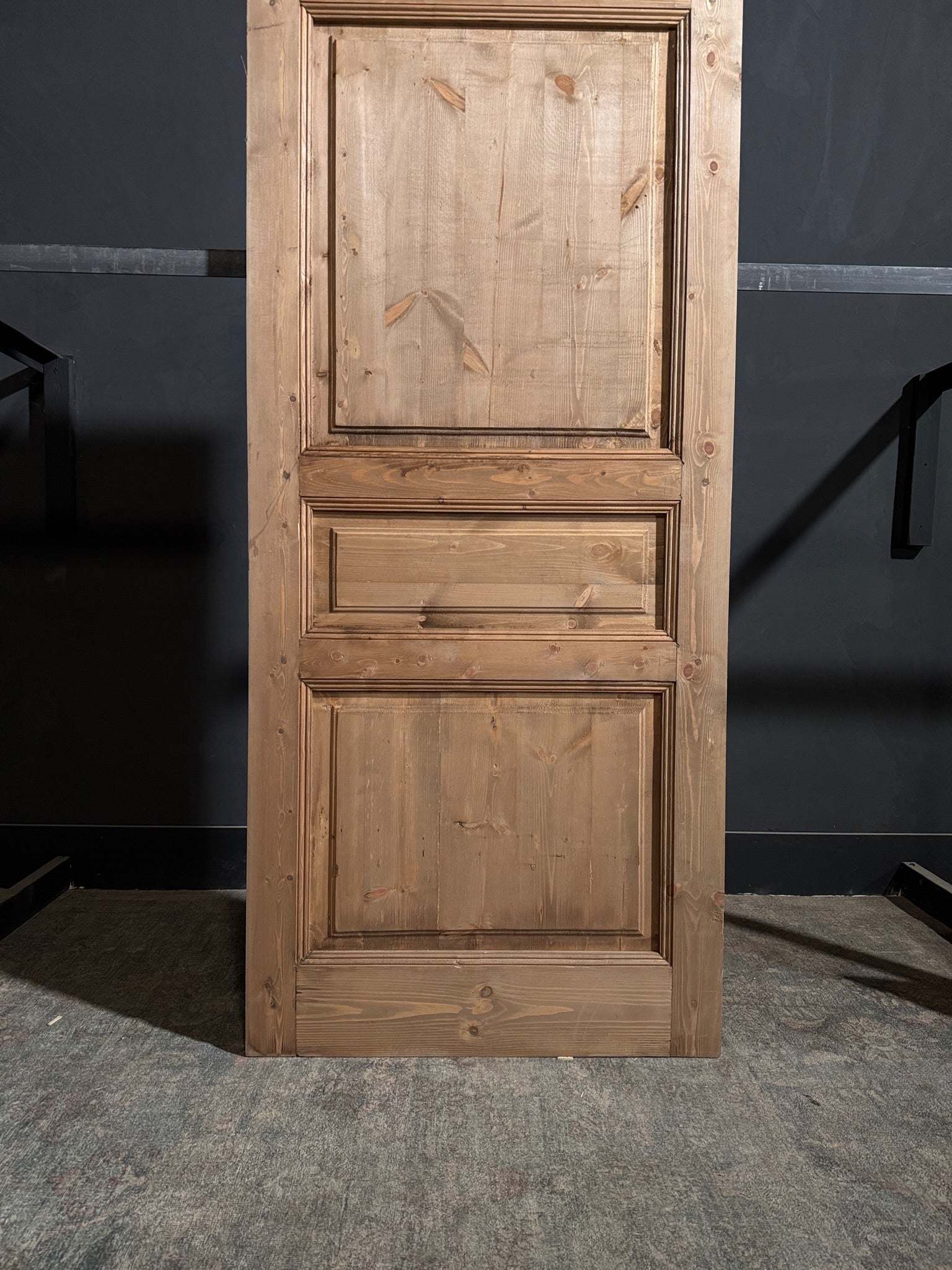 ビンテージ　木馬 Handcrafted 3 Panel Solid Single Door - 36x80 N225 – Magnolia