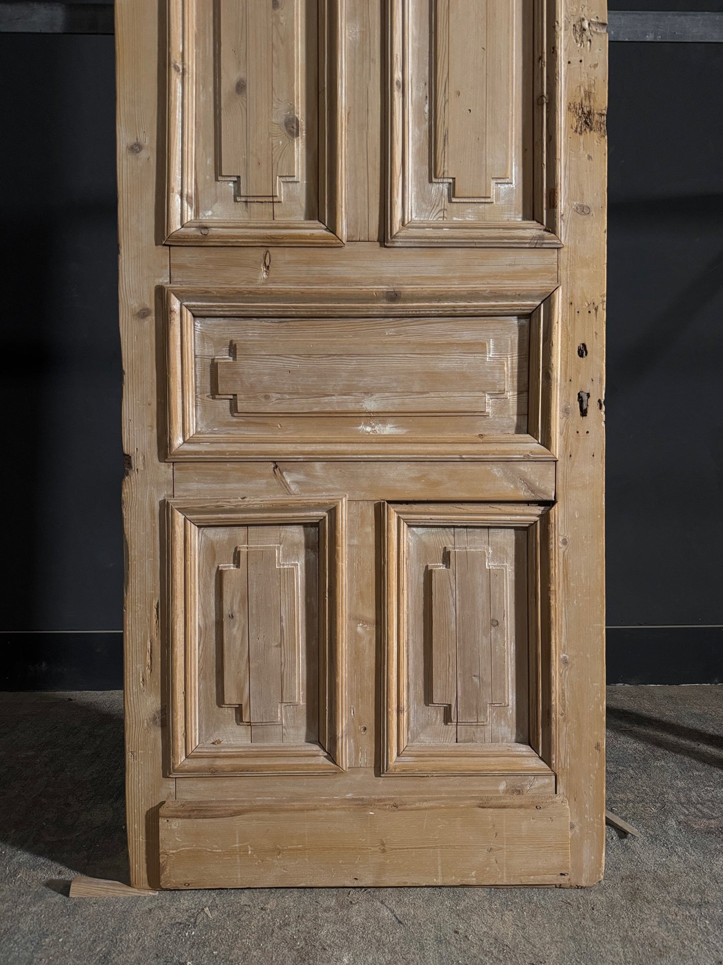 Antique 5 Panel Solid Single Door - 32x82 - N545