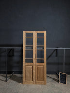 Antique Glass 5 Lite French Doors - 38.5x88.75 - N679