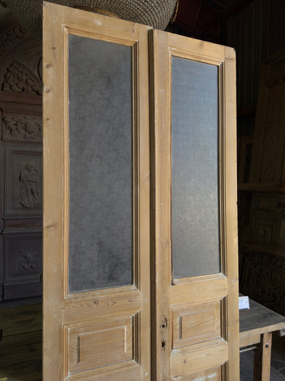 Glass Antique French Doors - 40x94.5 J567