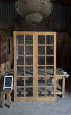 Antique Beveled Glass French Doors - 49.75x82.5 - L544