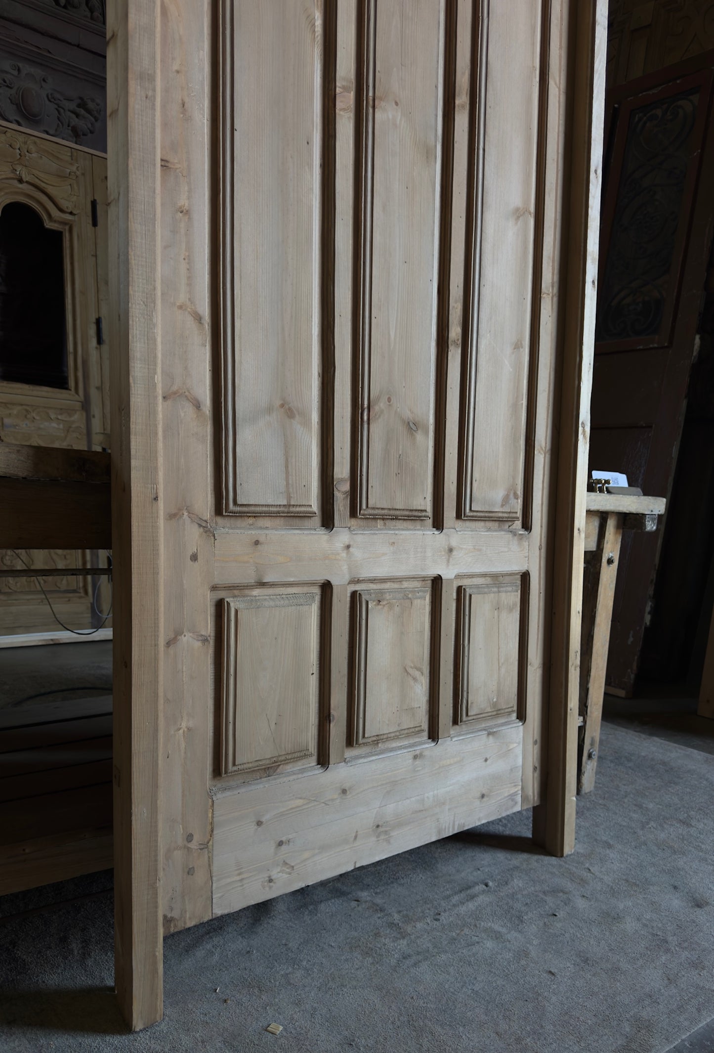 Handcrafted Gothic Arched Church Door - 36x96 L497