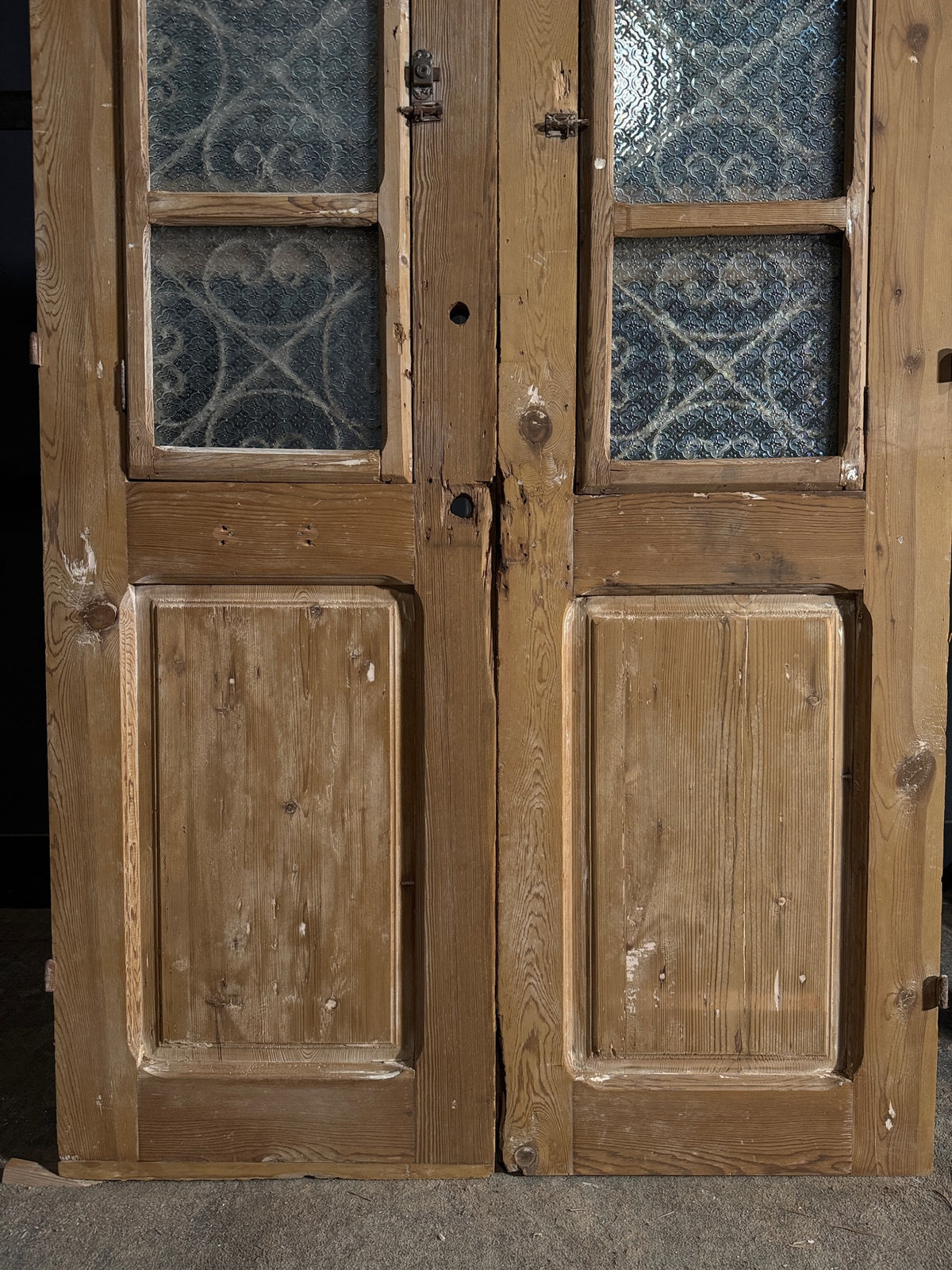 Antique Iron French Doors - 48x85.25 - N667