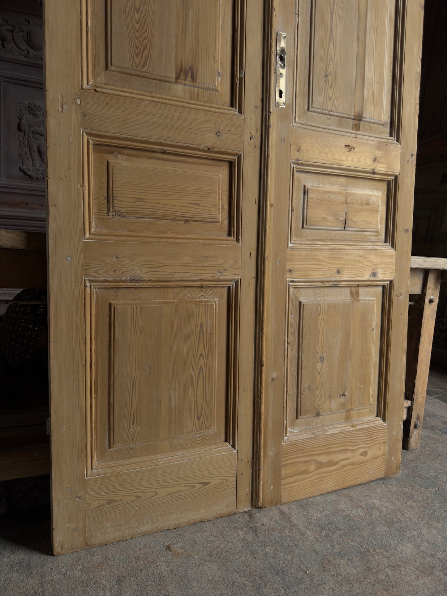 Solid Antique French Pair - 45x100 J560
