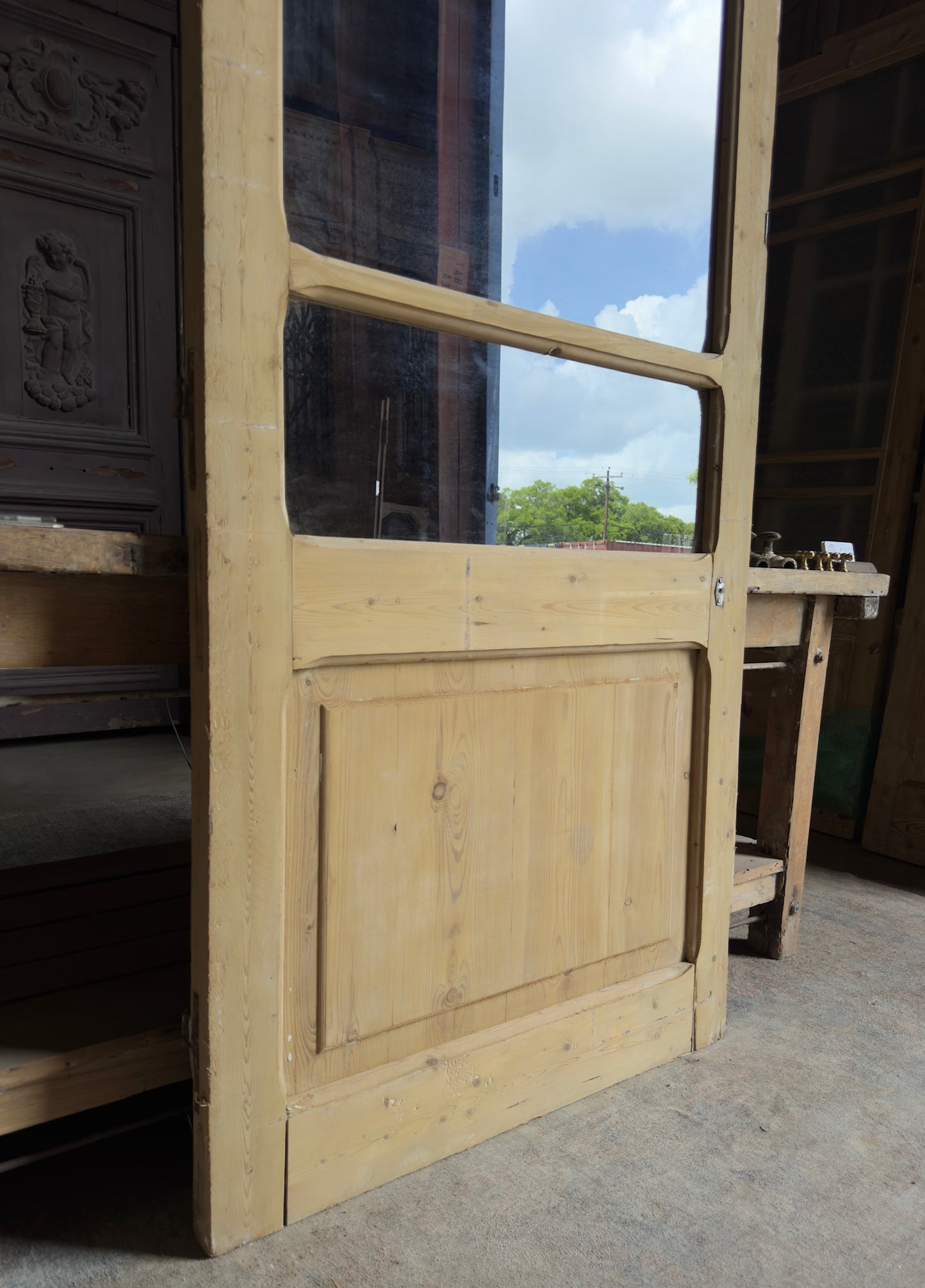 Antique Glass 2 Lite Door - 36x96 - L634