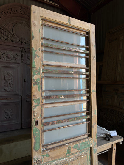Horizontal Pattern Antique Iron Single Door - 32x92.25 J89