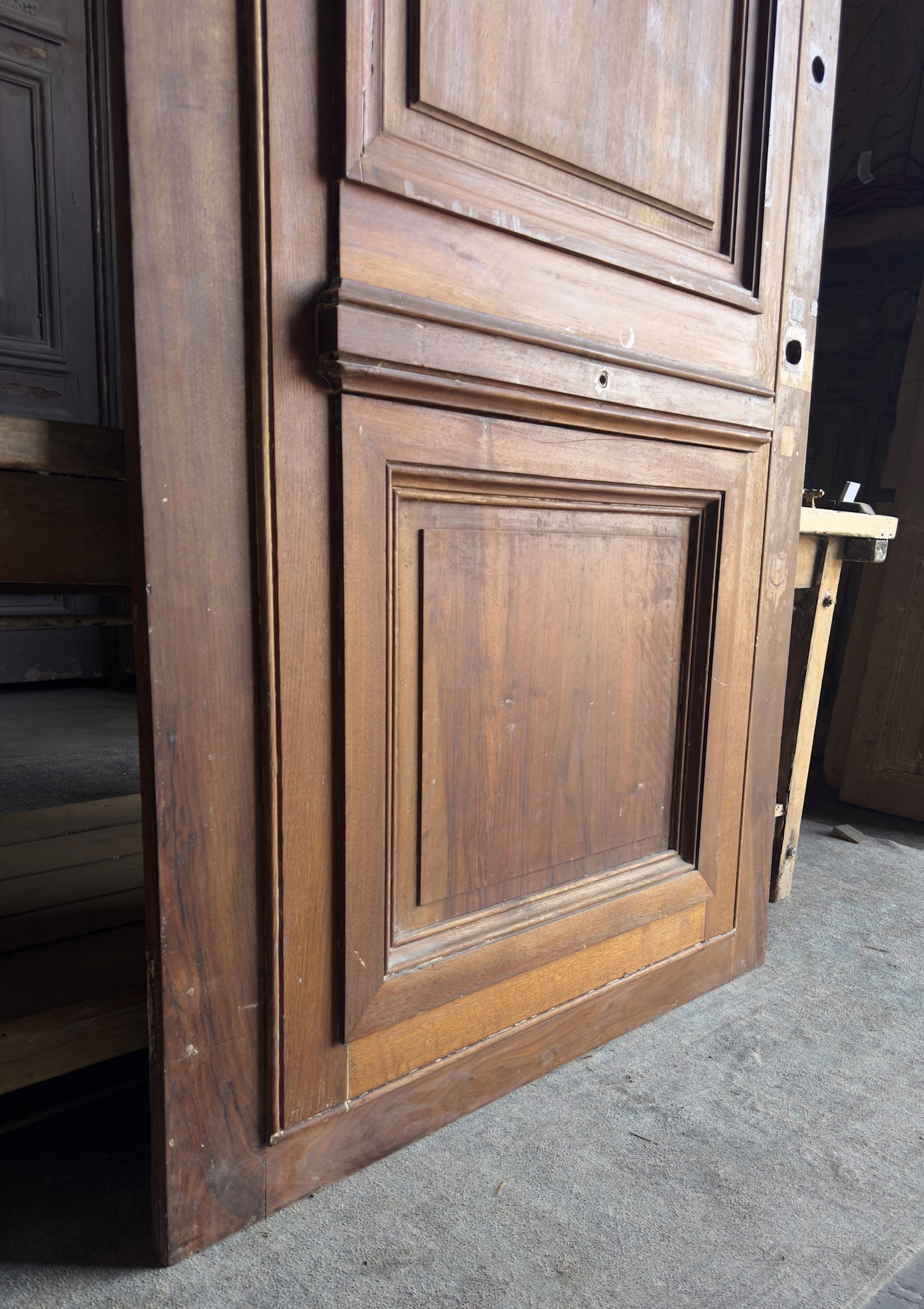 Antique French Oak Single Door - 45x93 - L240