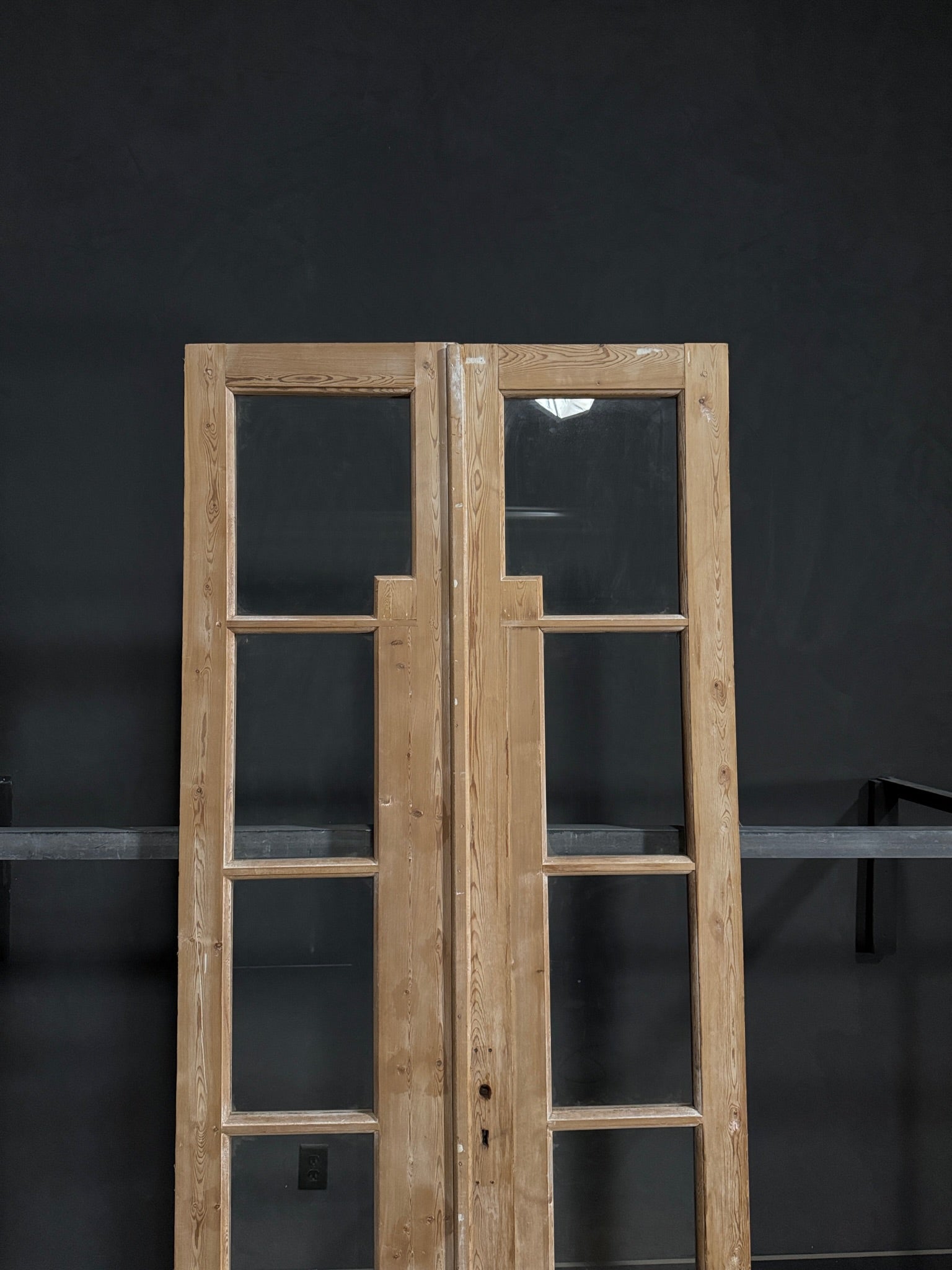 Antique Glass French Doors - 39.5x95.5 - N291