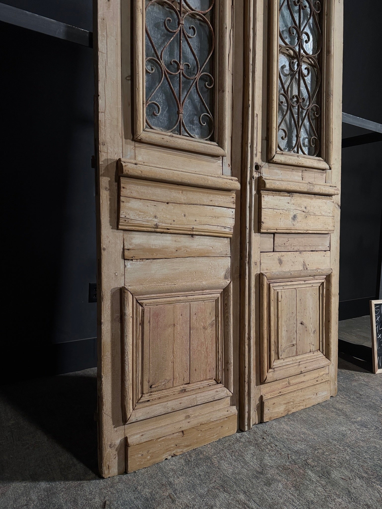 Antique Iron French Doors - 51x94.25 - N61