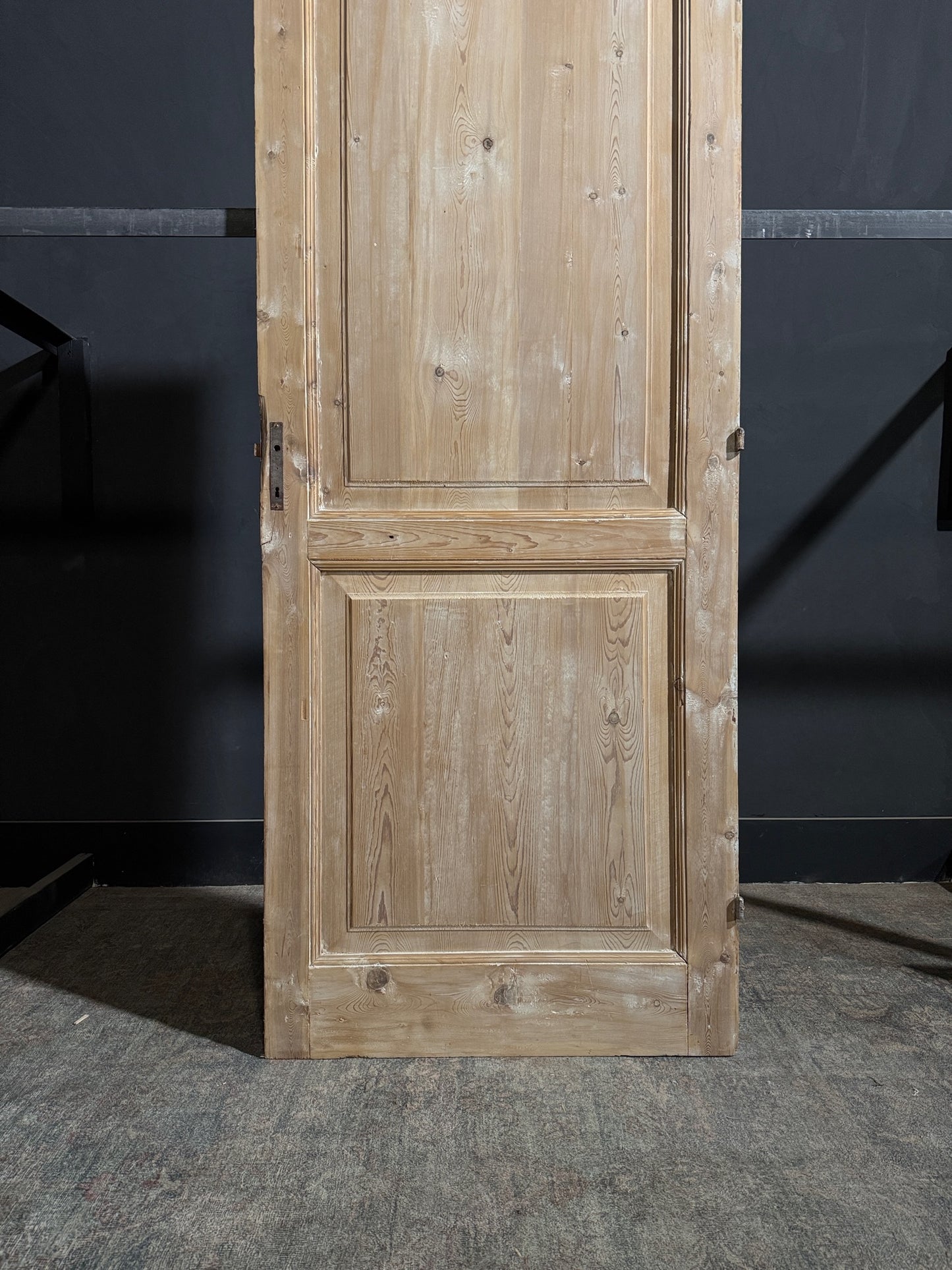 Antique 2 Panel Solid Single Door - 33.5x82 - N236