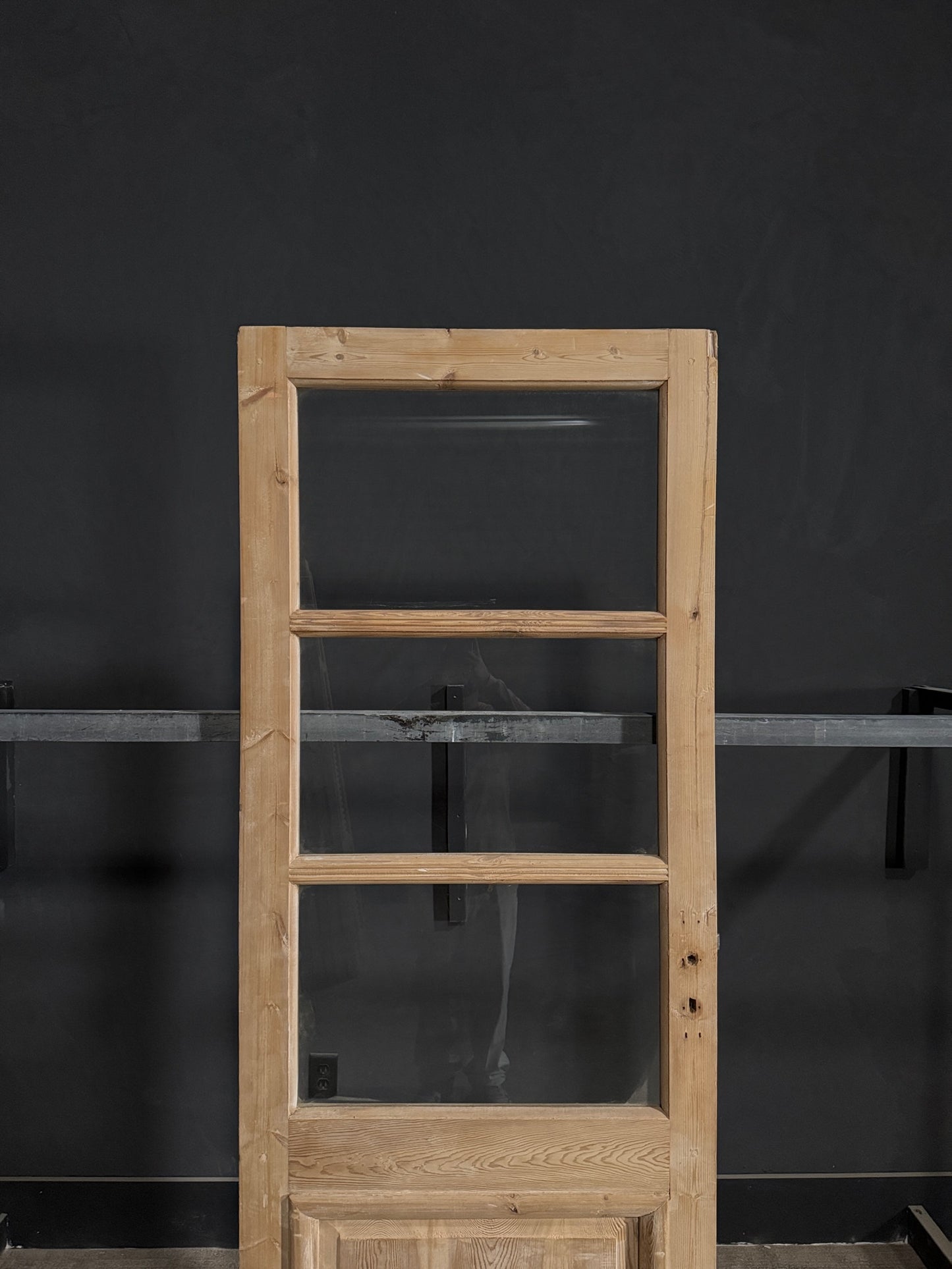 Antique Glass 3 Lite Single Door - 31.75x85.75 - N354