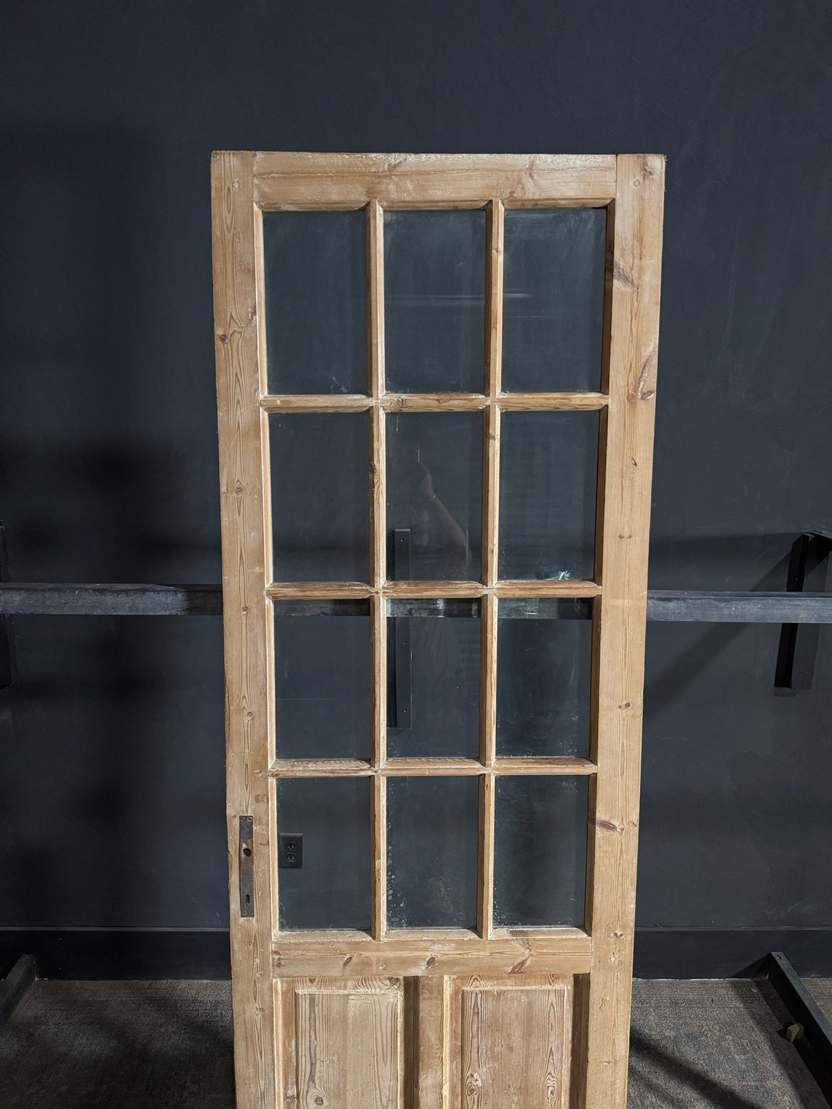 Antique Glass 12 Lite Single Door - 31.5x90.75 - N654