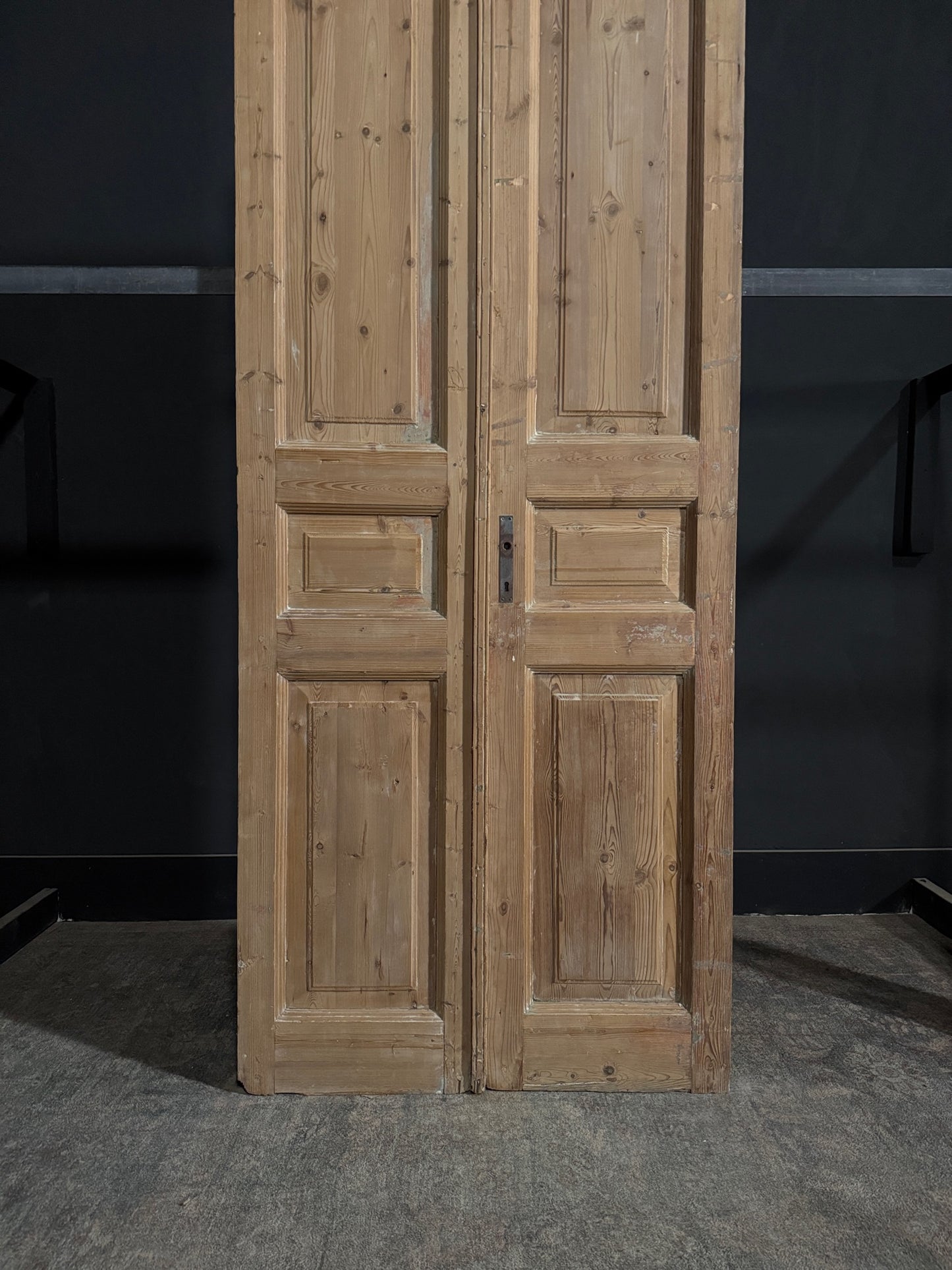 Antique Solid Double Doors - 35.75x94 - N324