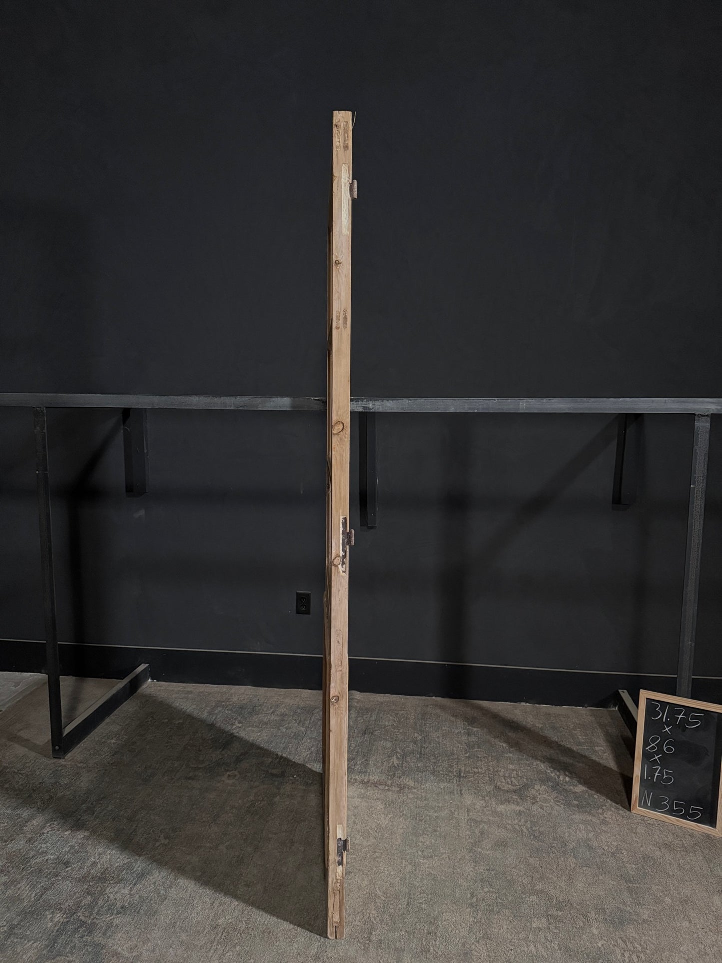 Antique Glass 3 Lite Single Door - 31.75x86 - N355