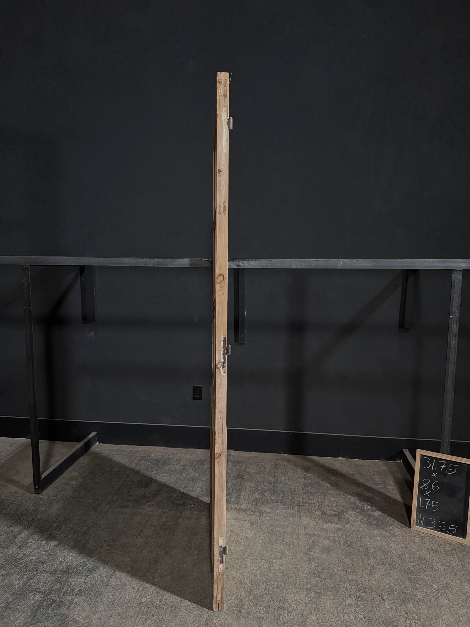 Antique Glass 3 Lite Single Door - 31.75x86 - N355
