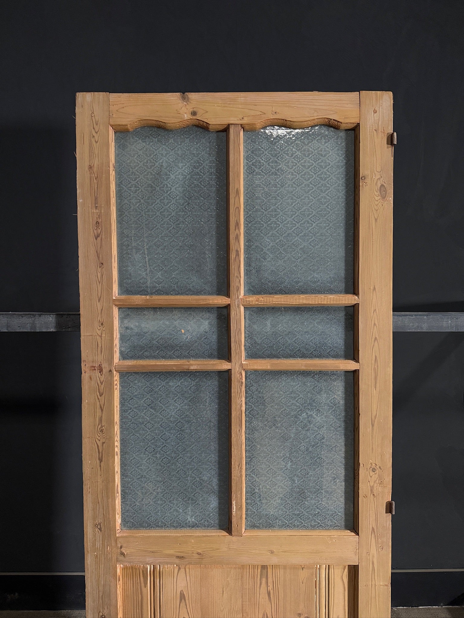 Antique Fluted 6 Lite Single Door - 32.75x82.75 - N436