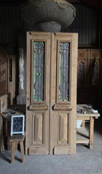 Antique Iron 2 Lite SINGLE Door- 39.75x95.5 - L615