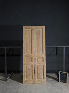 Antique 3 Panel Solid Double Doors - 36.5x92.5 - N539