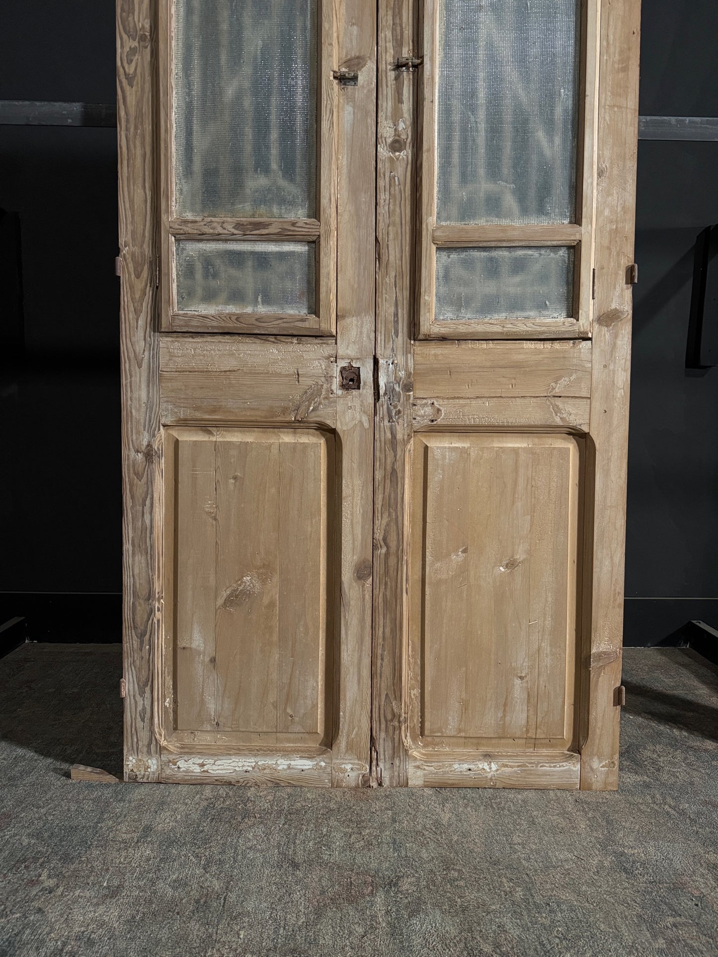Antique Iron French Doors - 44x91 - N110