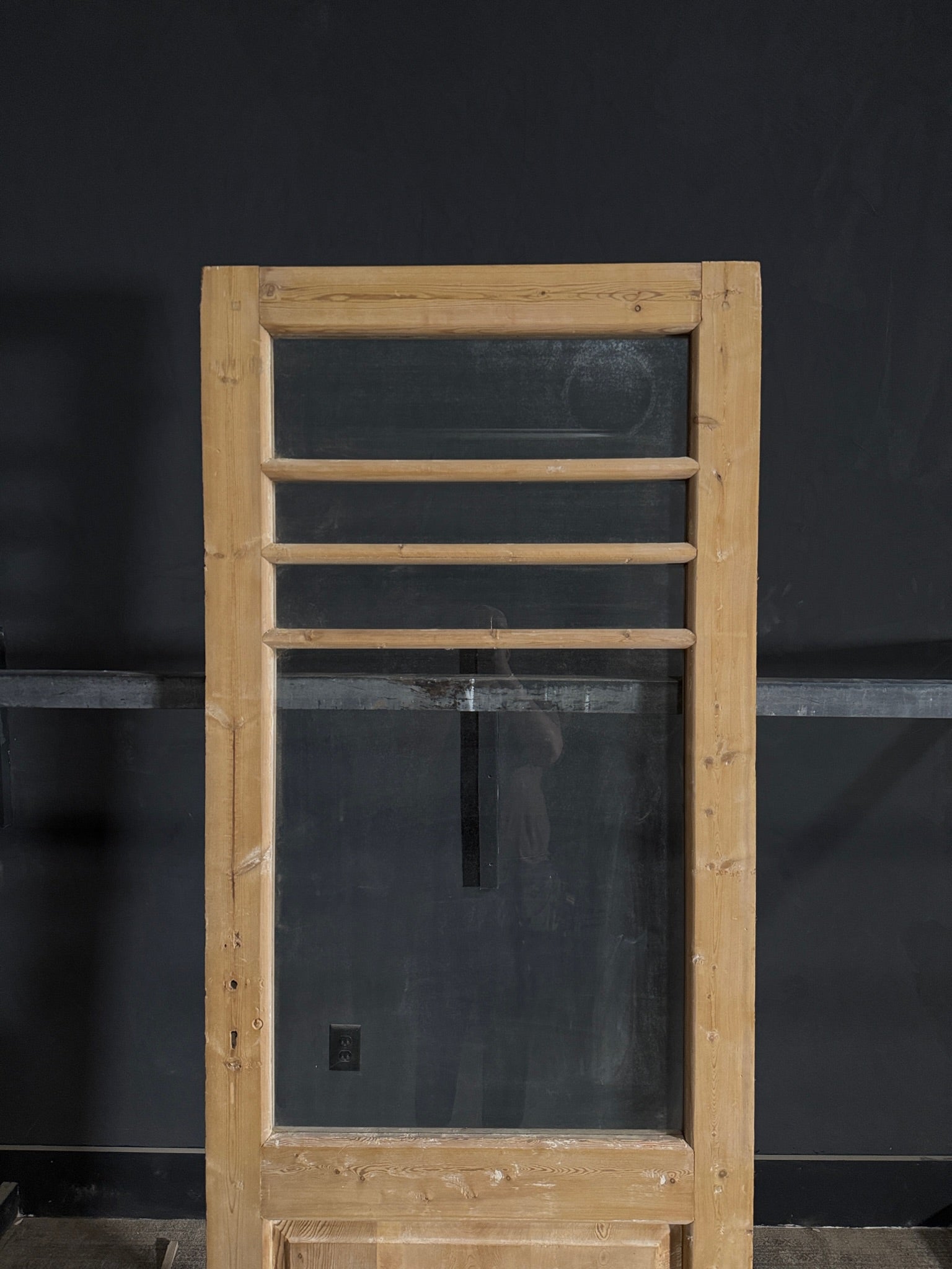 Antique Glass Single Door - 31x83 - N519