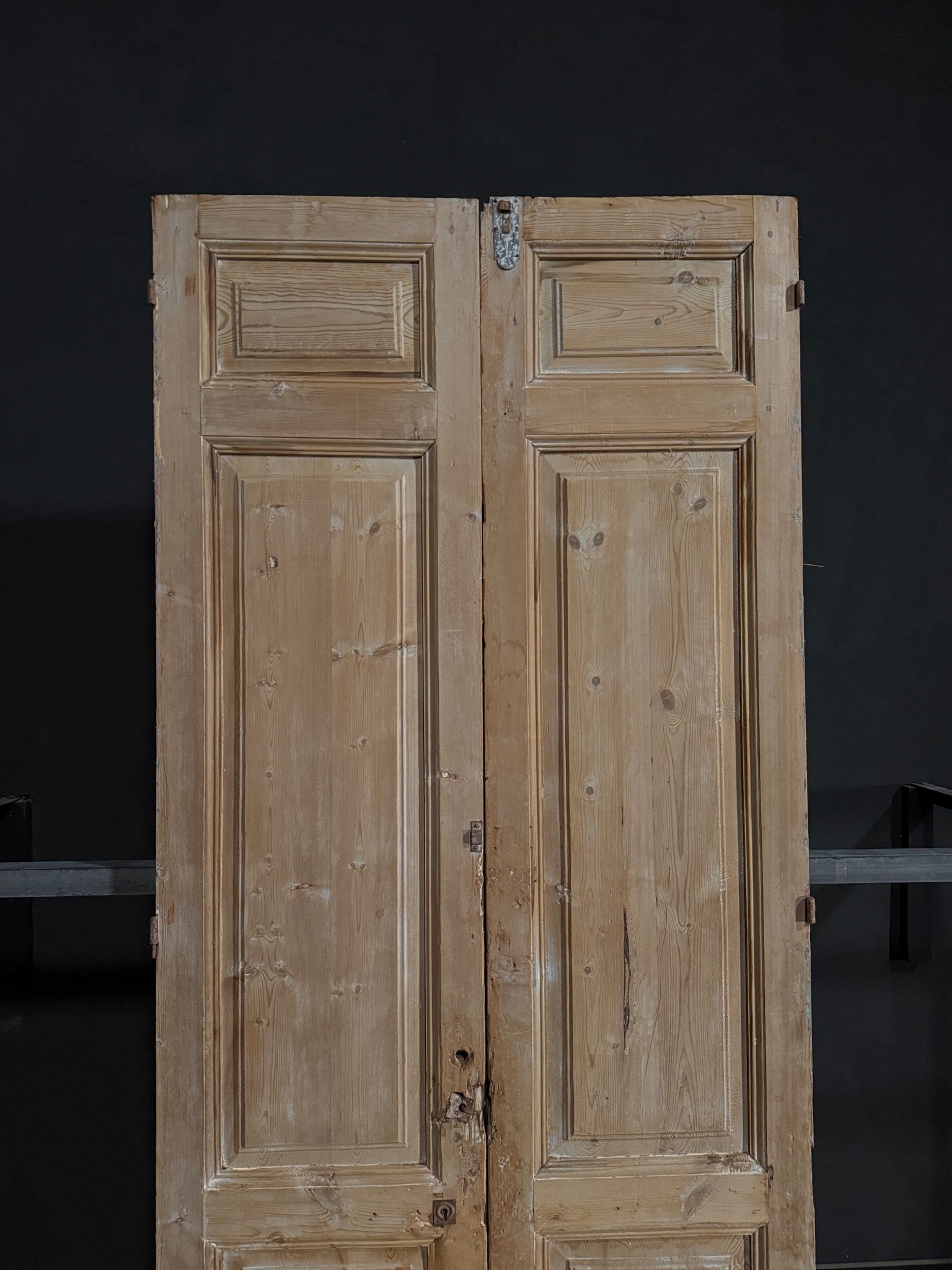 Antique Solid Double Doors - 45.5x106 - N351