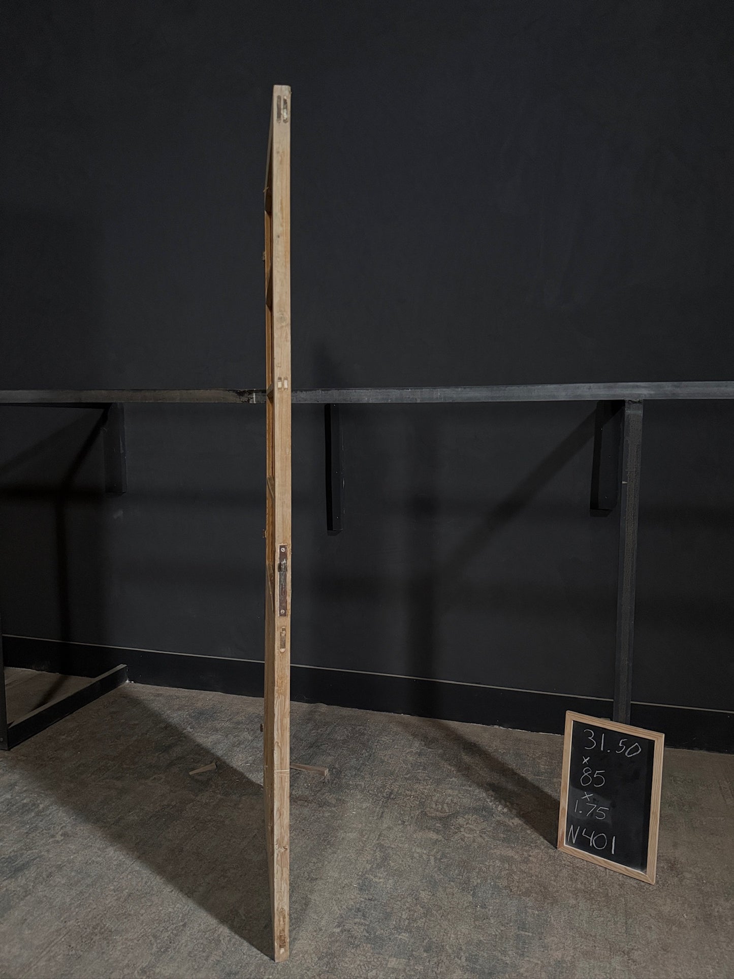 Antique Obscured Glass 4 Lite Single Door - 31.5x85 - N401
