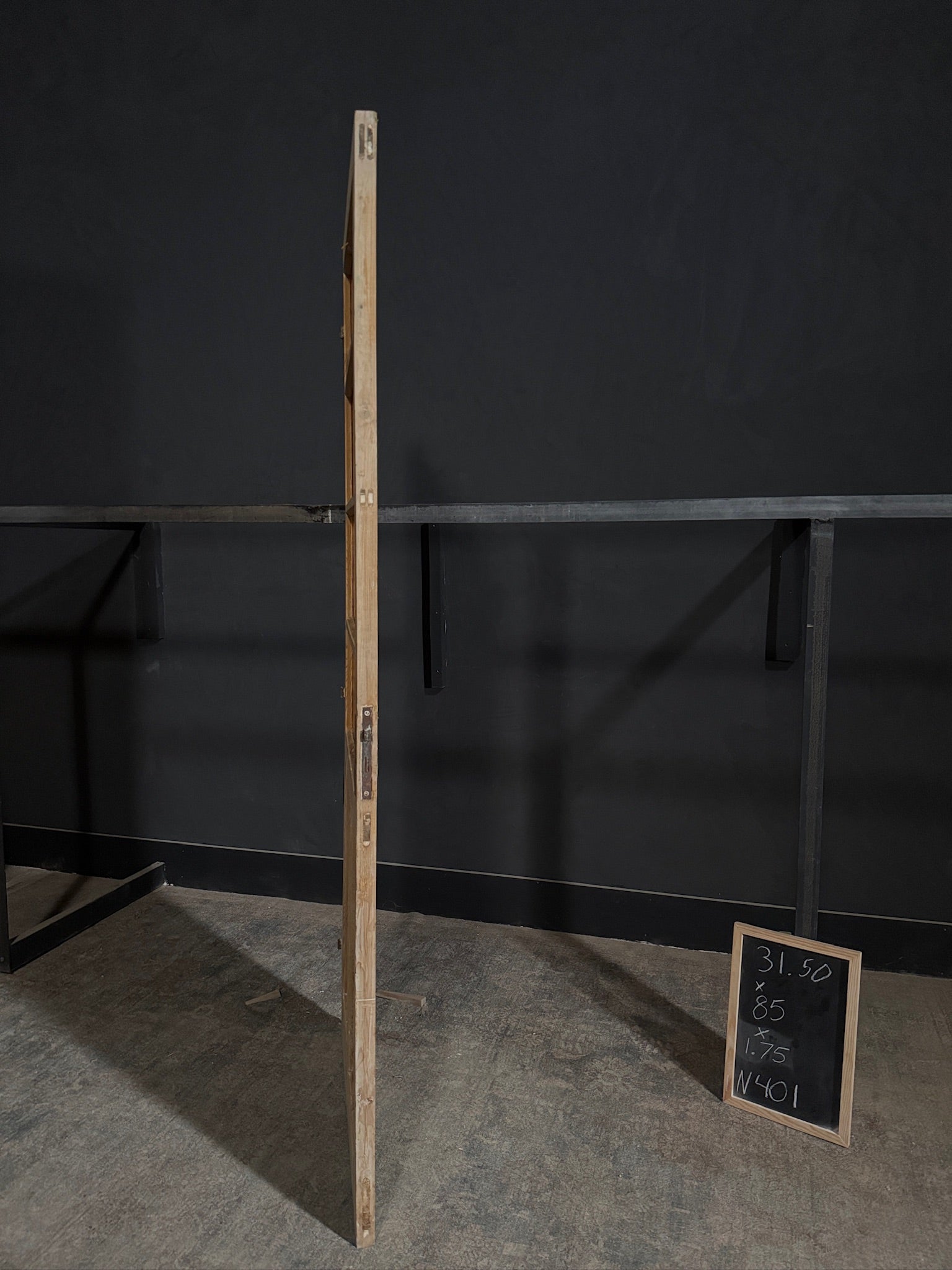 Antique Obscured Glass 4 Lite Single Door - 31.5x85 - N401
