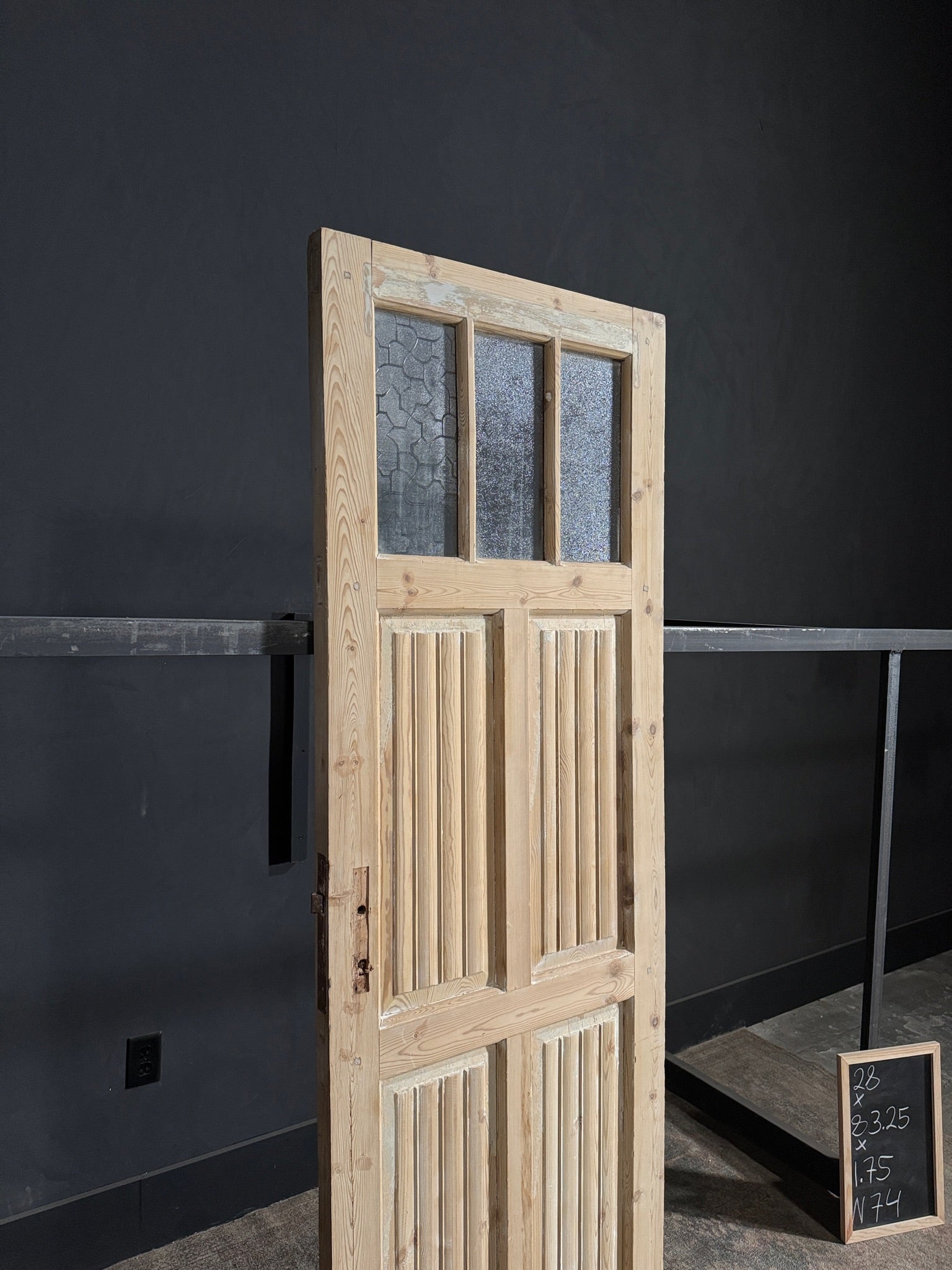 Antique Solid Single Door - 28x83.25 - N74