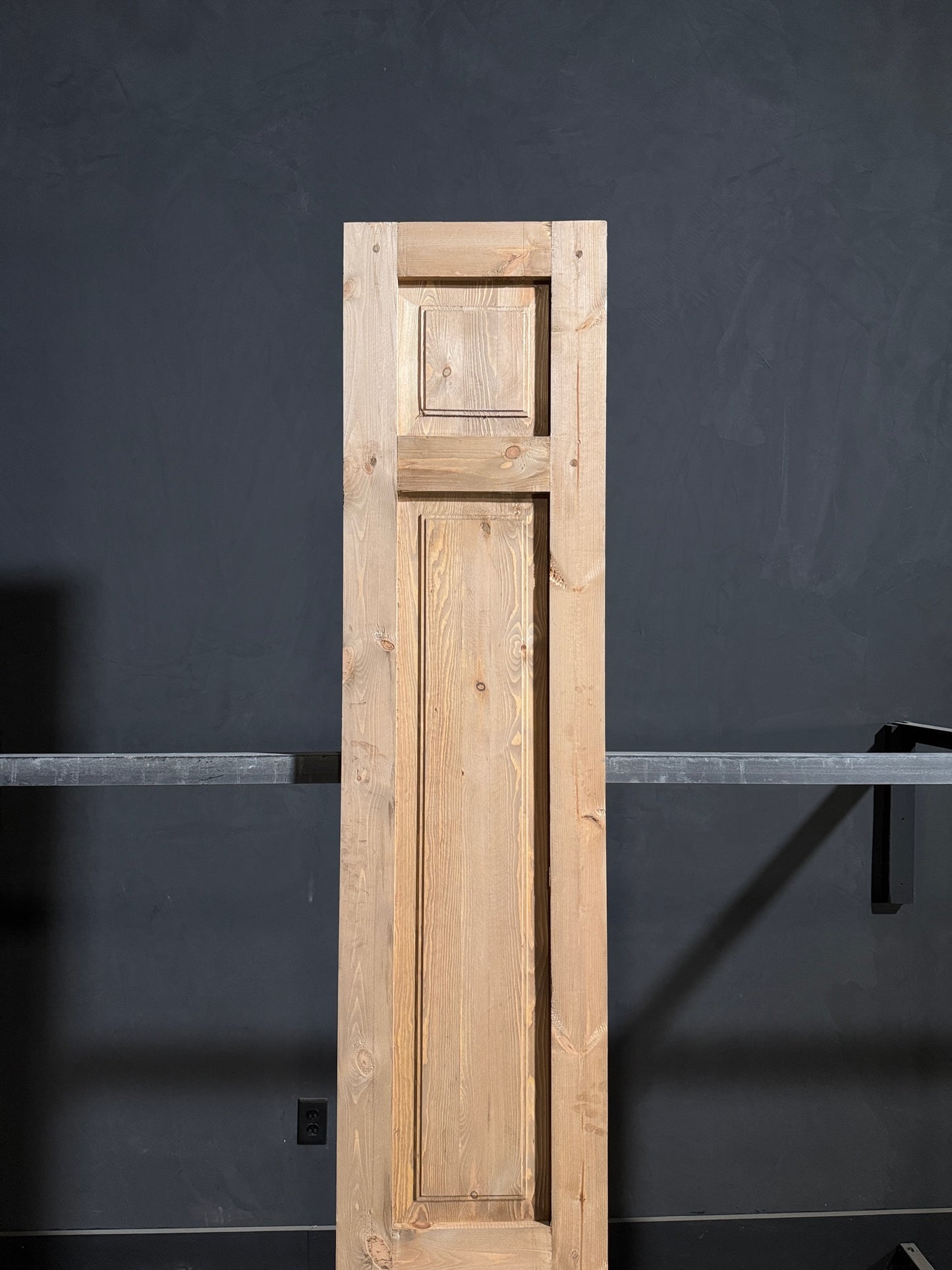 (The Allegra) Handcrafted Solid Wood Single Door - 18x96 - N156