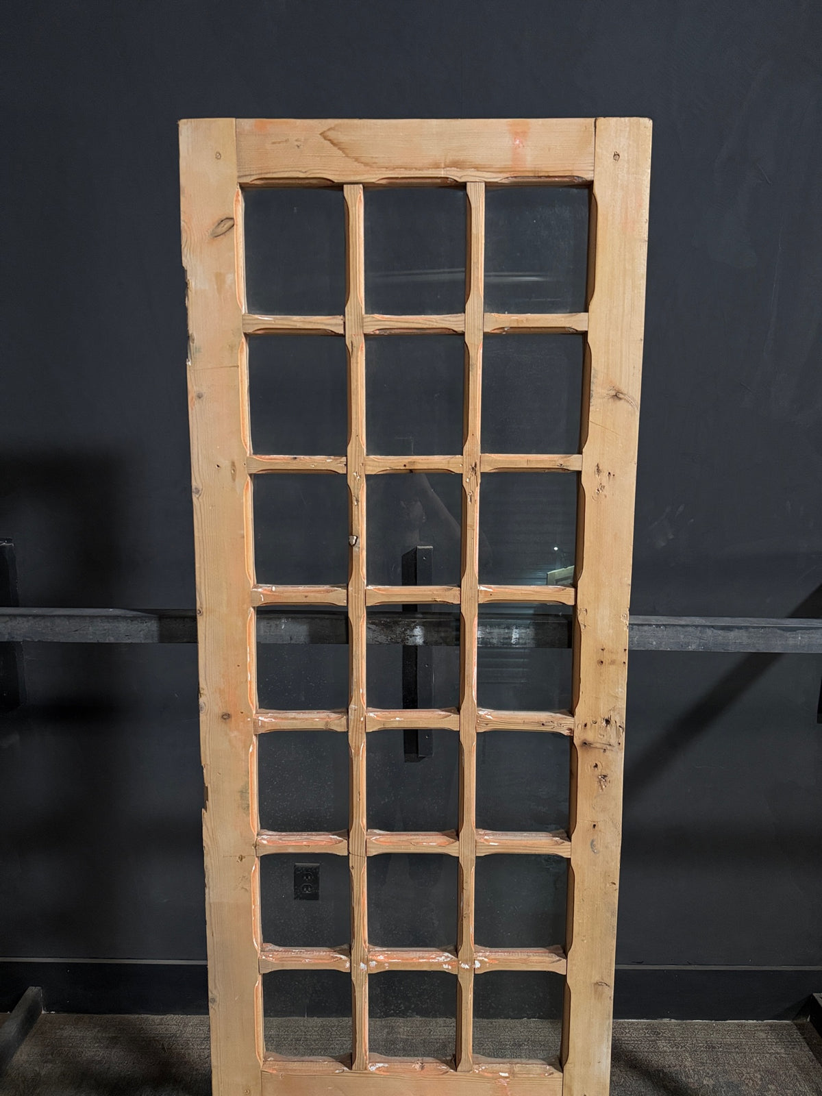 Antique Glass 21 Lite Single Door - 29.25x91.75 - N693