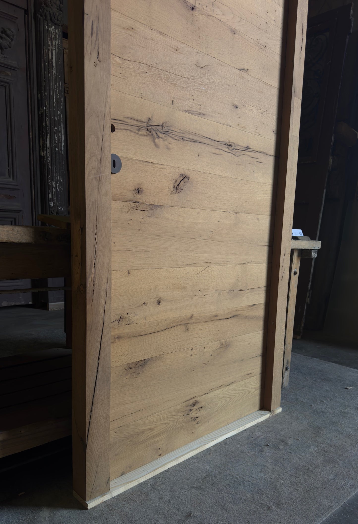 French Oak Plank Single Door - 34.5x93.5 - L450