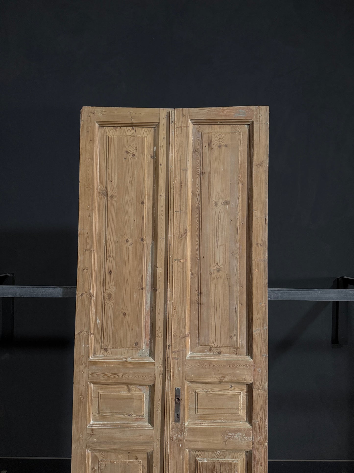 Antique Solid Double Doors - 35.75x94 - N324