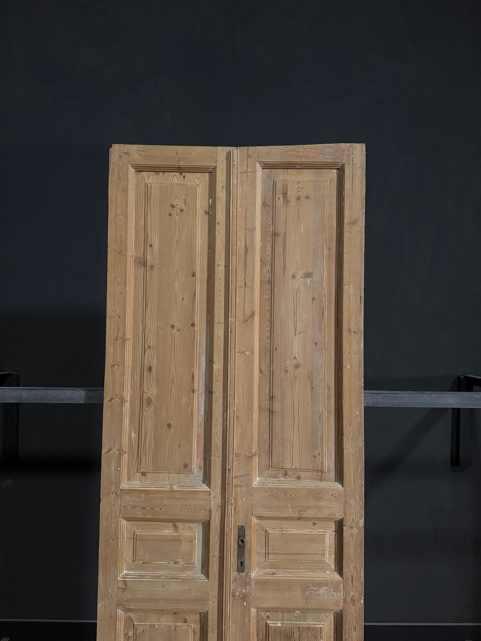 Antique Solid Double Doors - 35.75x94 - N324