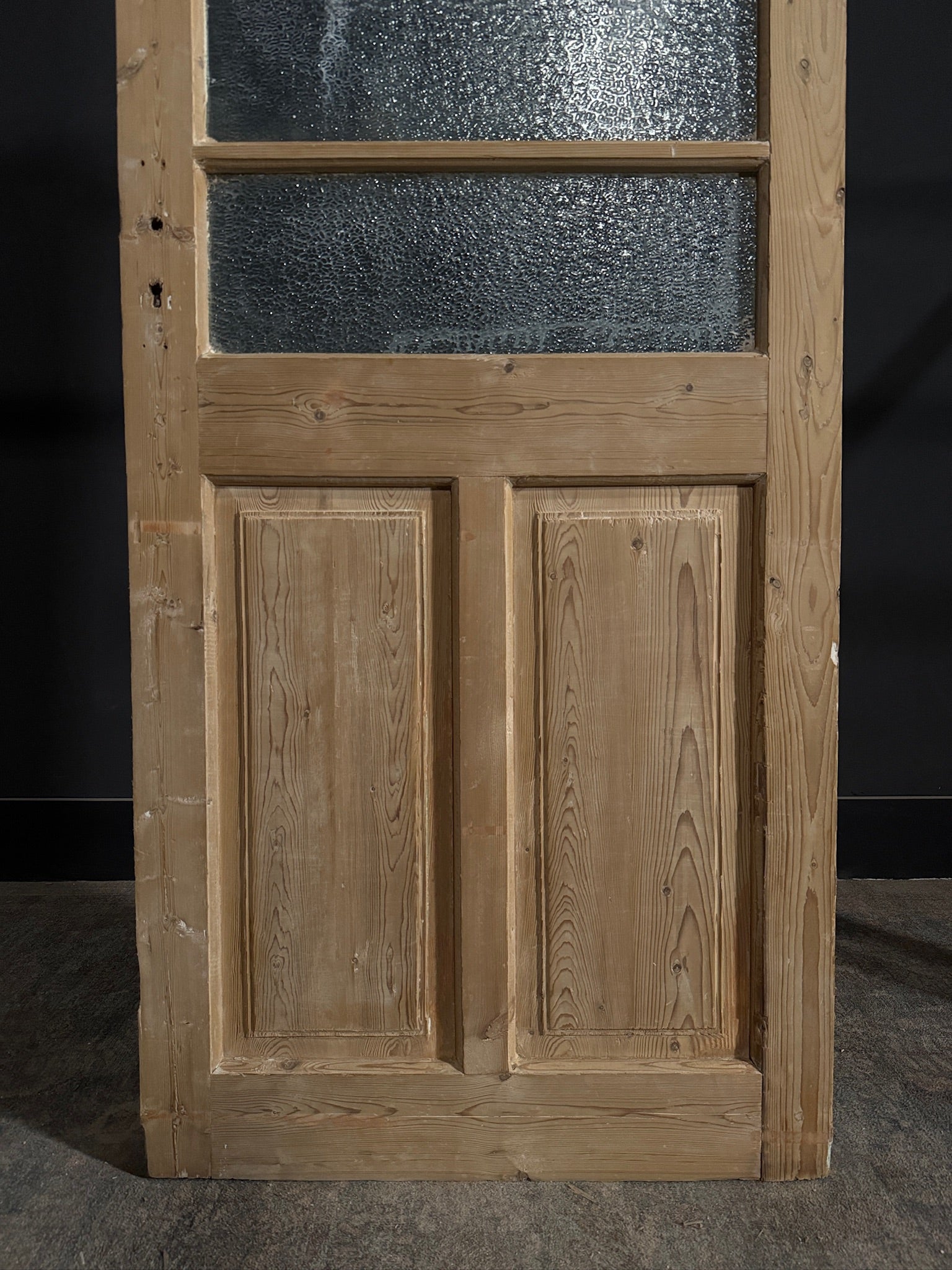 Antique Obscured Glass 4 Lite Single Door - 31.75x85.5 - N404