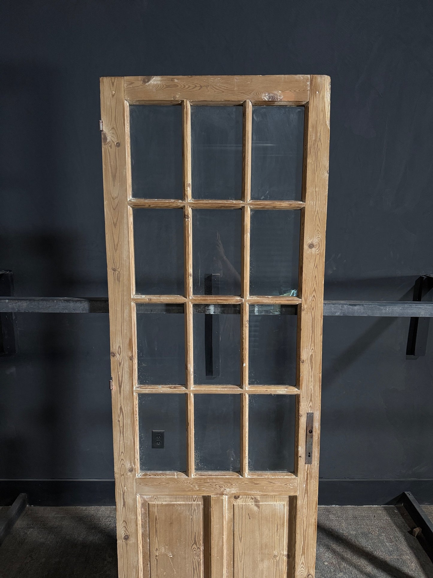 Antique Glass 12 Lite Single Door - 31.5x90.75 - N654