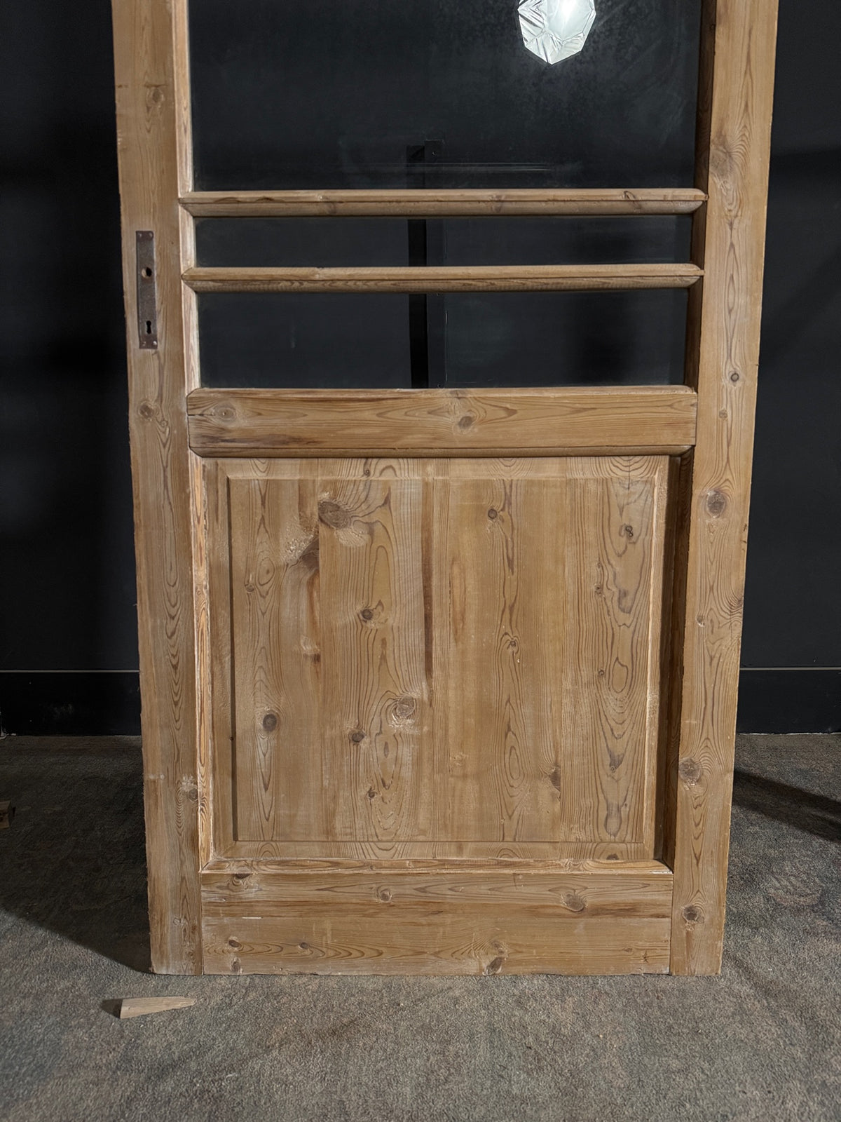 Antique Glass 3 Lite Single Door - 35.25x85.75 - N517