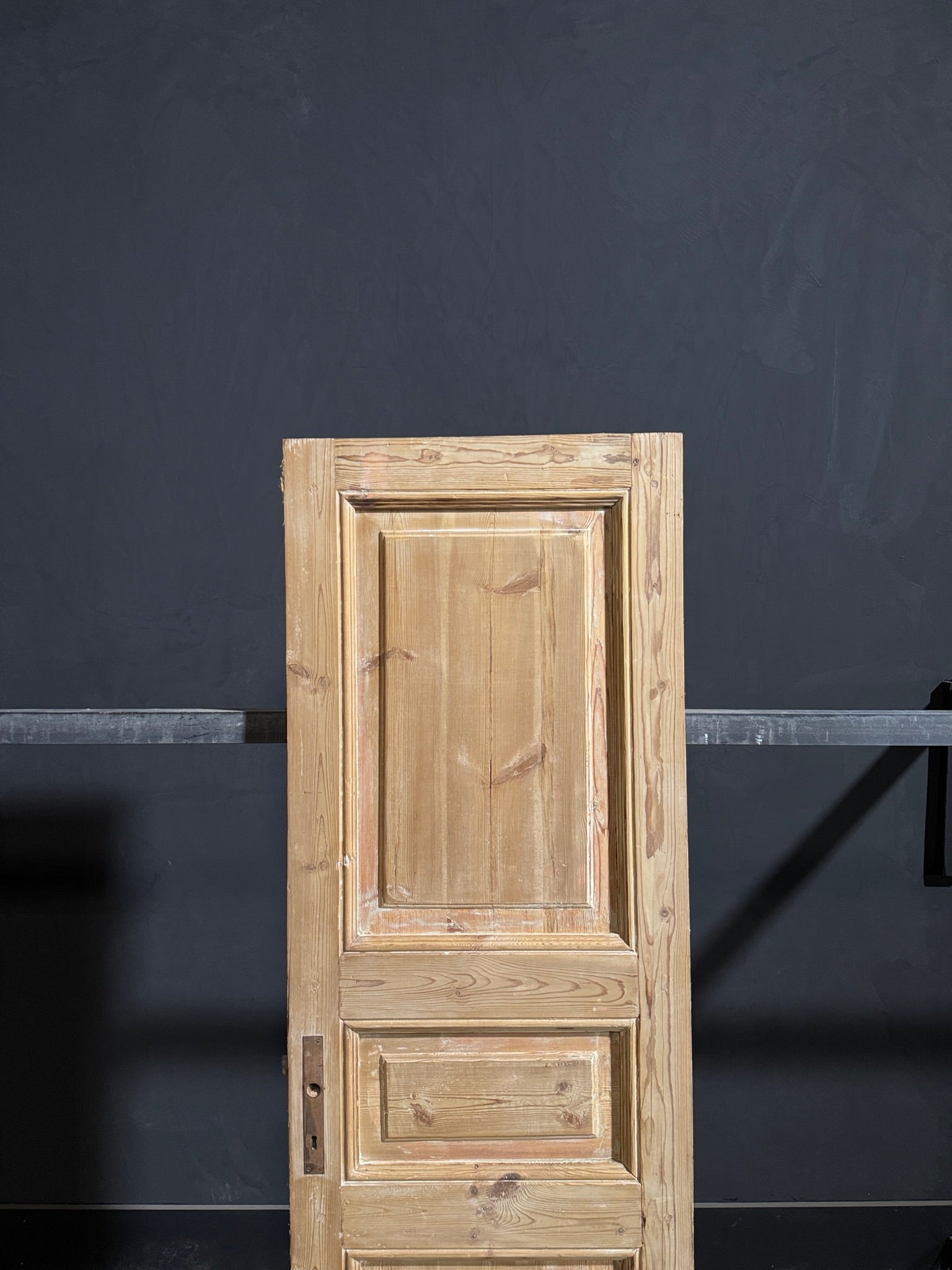 Antique 3 Panel Solid Single Door - 24x76.5 - N250
