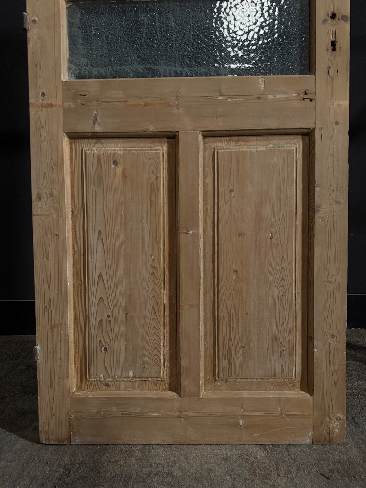 Antique Obscured Glass 4 Lite Single Door - 31.75x85.5 - N404