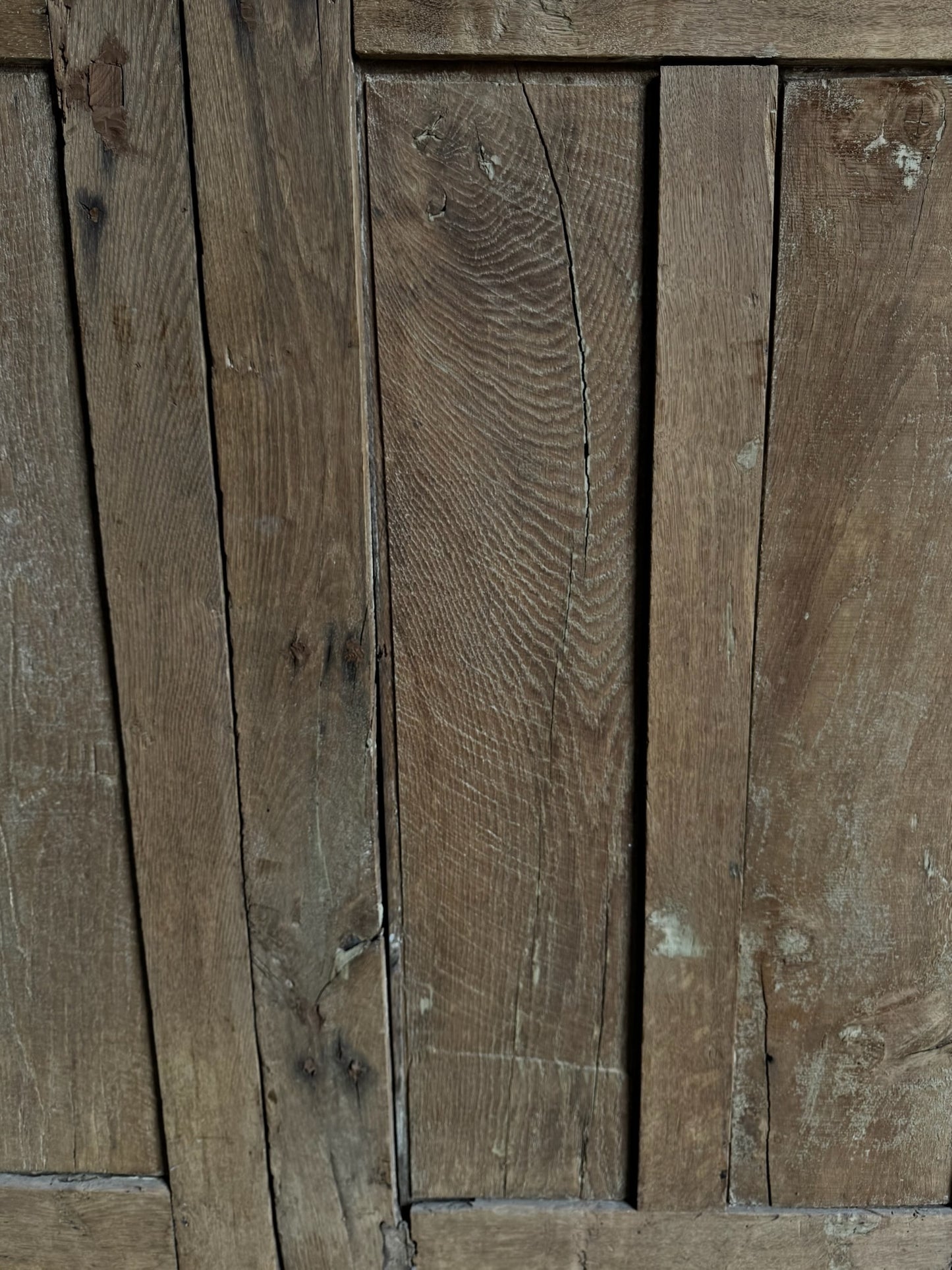 European Antique Spindle Top French Doors - 53x81 - L248