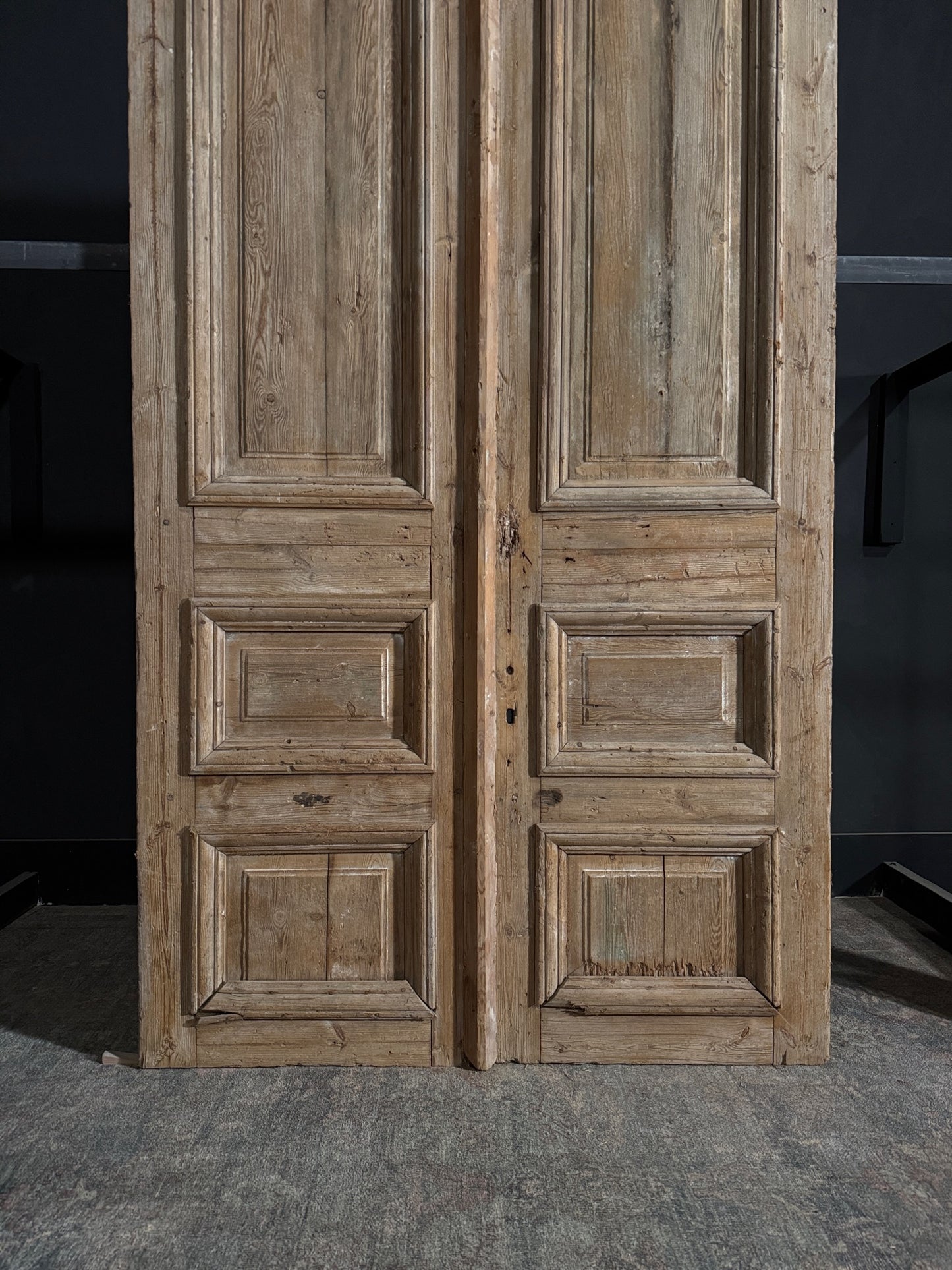 Antique Solid Double Doors - 50.5x98 - W117