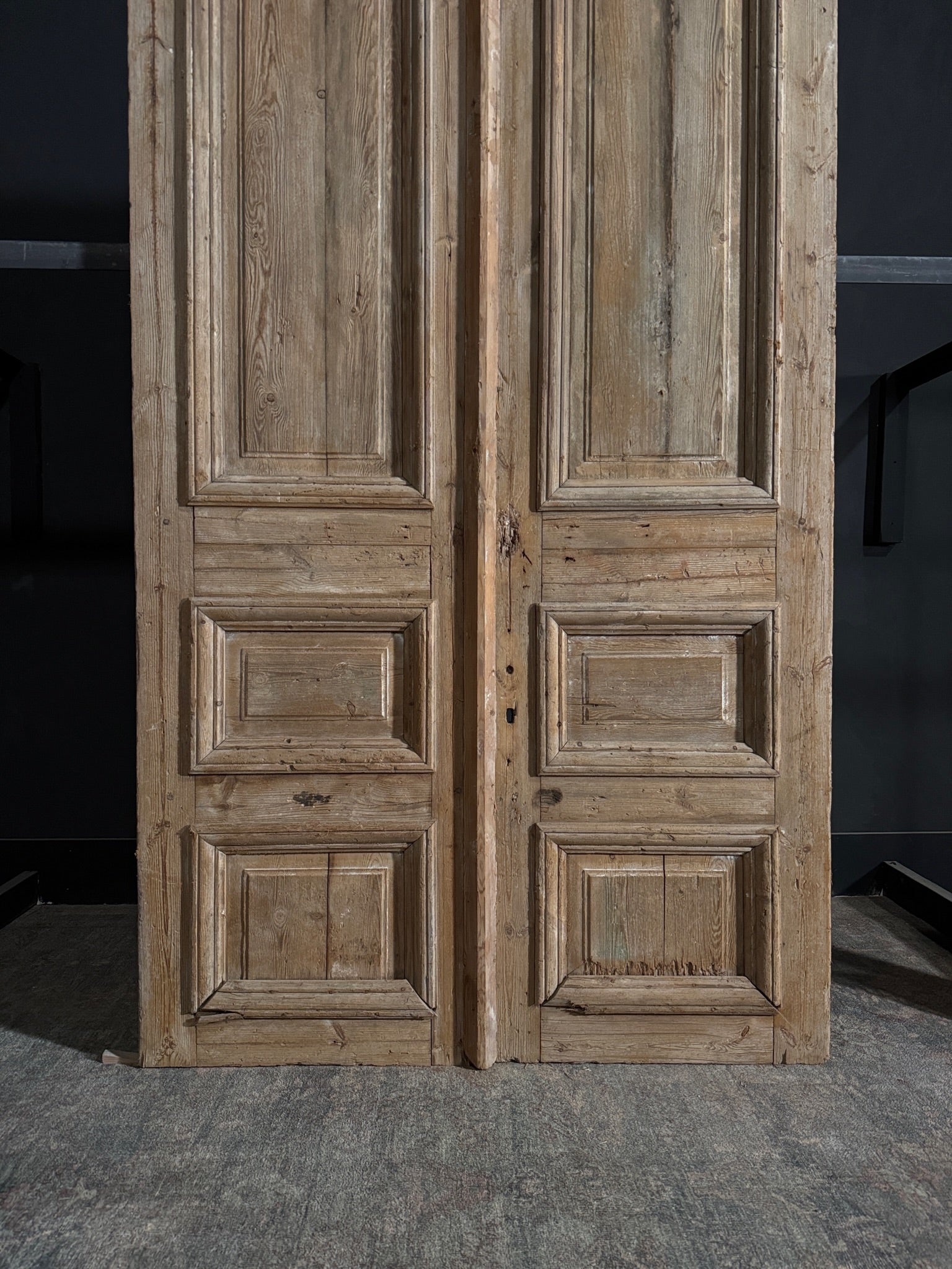 Antique Solid Double Doors - 50.5x98 - W117