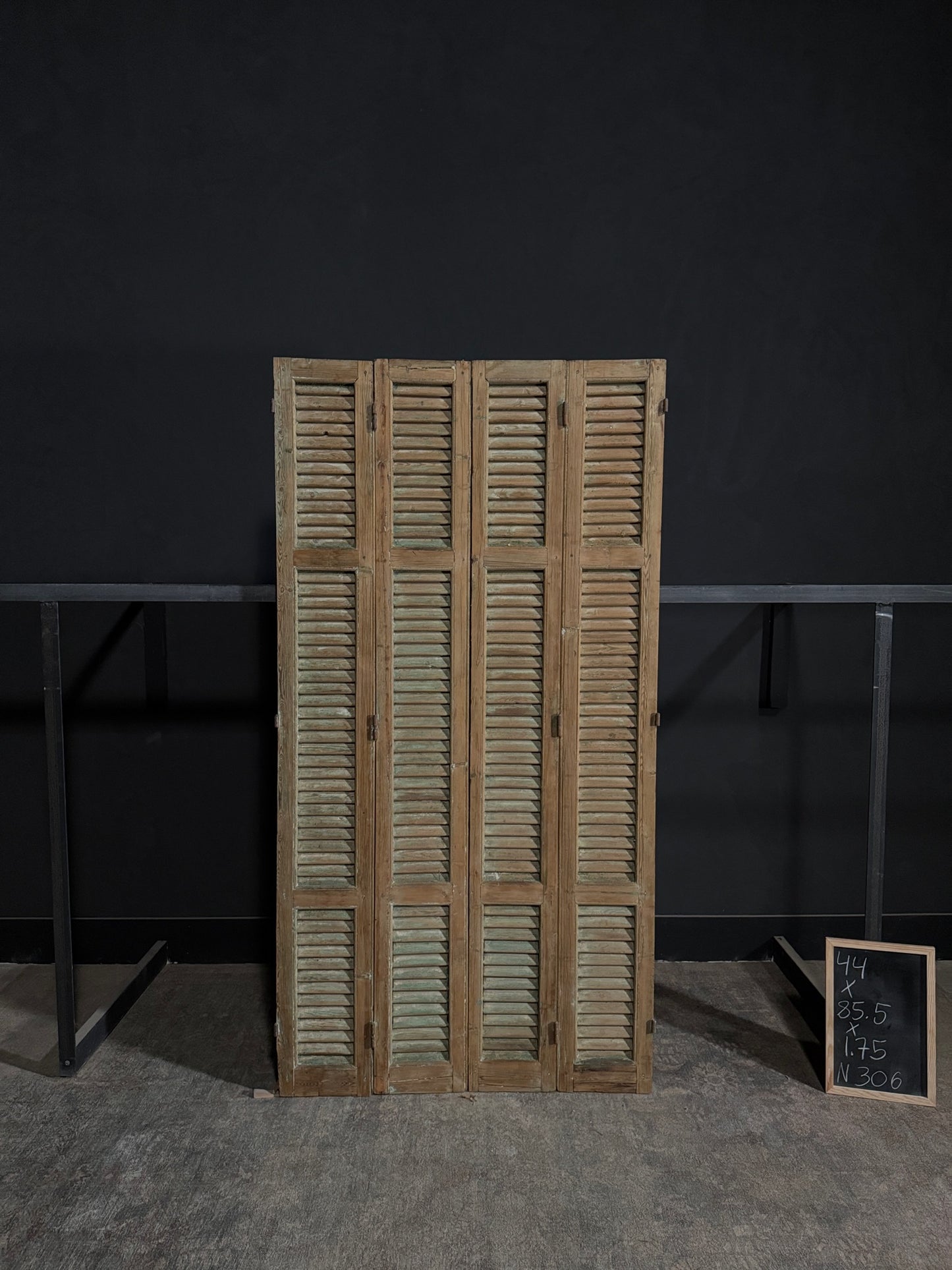 Antique Louvered Bi-Fold Doors - 44x85.5 - N306