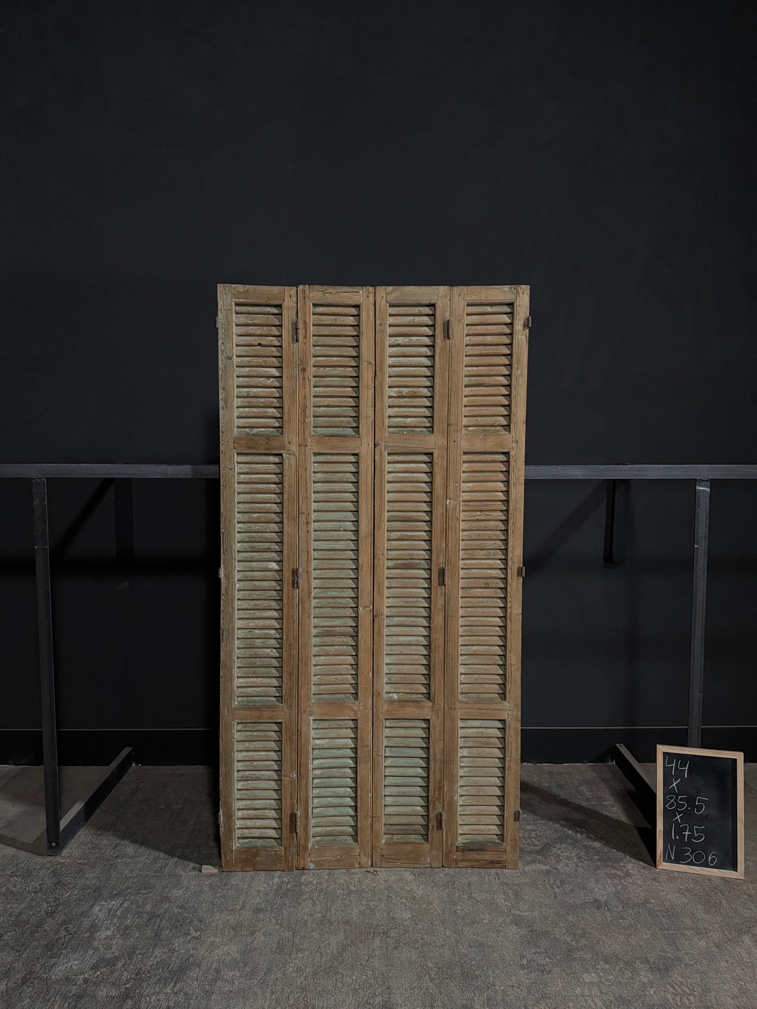 Antique Louvered Bi-Fold Doors - 44x85.5 - N306