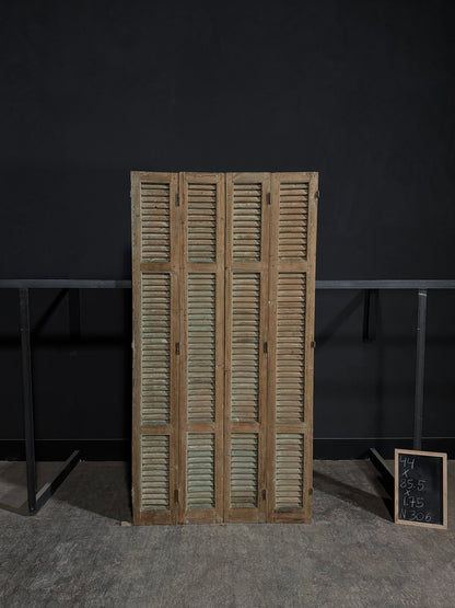 Antique Louvered Bi-Fold Doors - 44x85.5 - N306