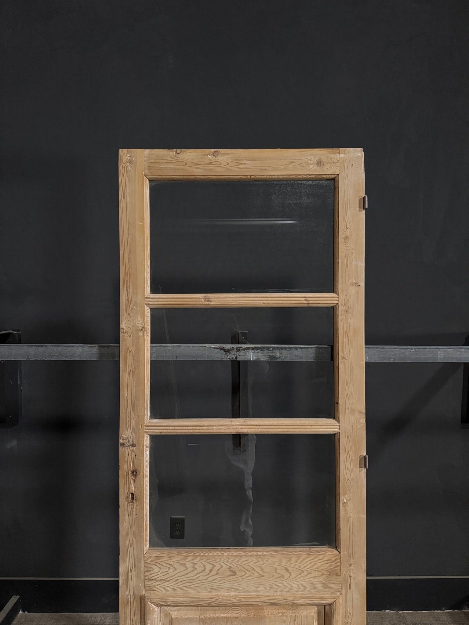 Antique Glass 3 Lite Single Door - 31.75x85.75 - N354