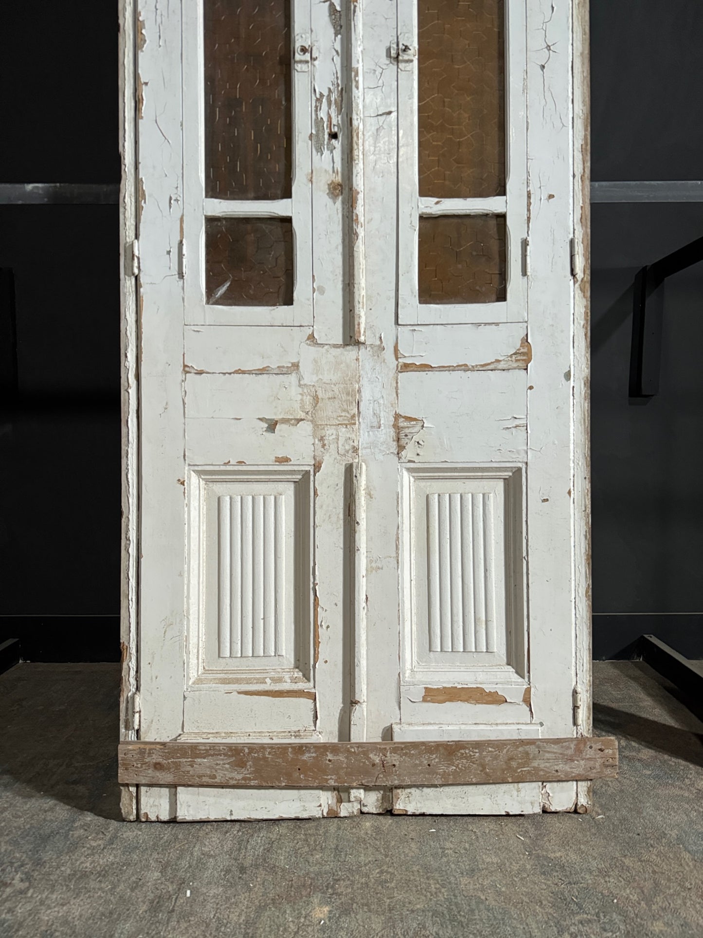 Antique Iron French Doors - 40x122 - N133