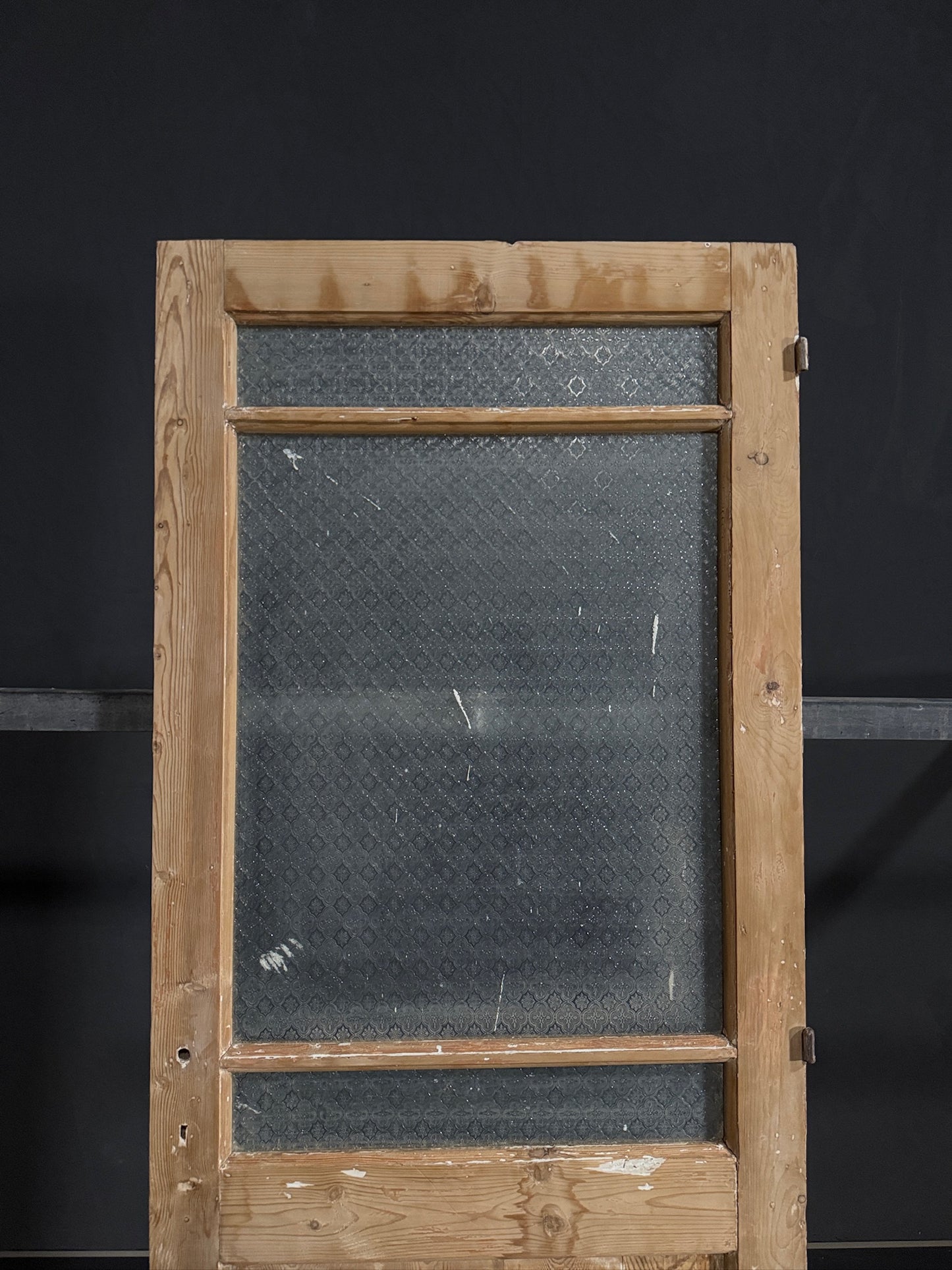 Antique Obscured Glass 2 Lite Single Door - 31.75x82.5 - N400