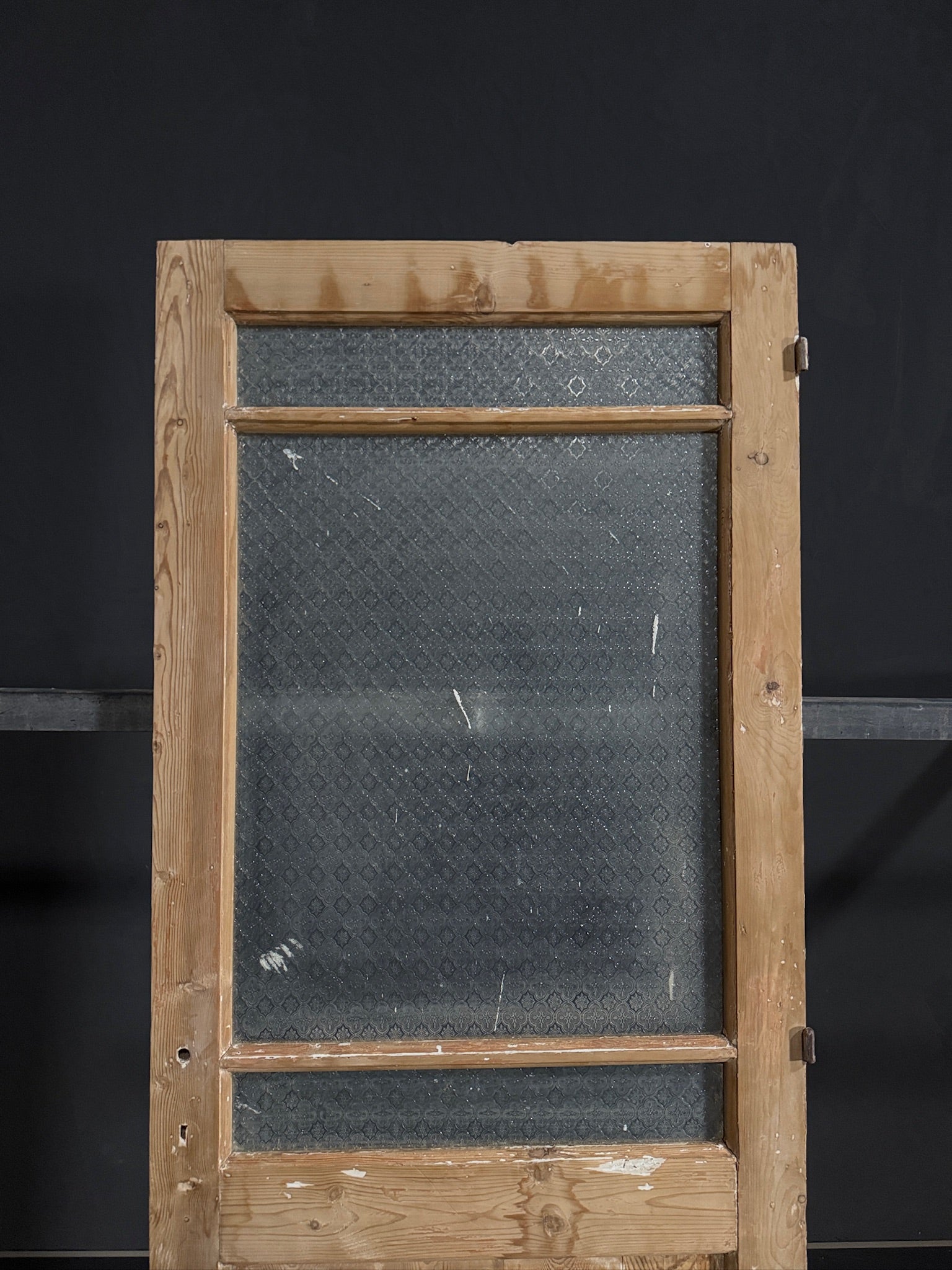 Antique Obscured Glass 2 Lite Single Door - 31.75x82.5 - N400
