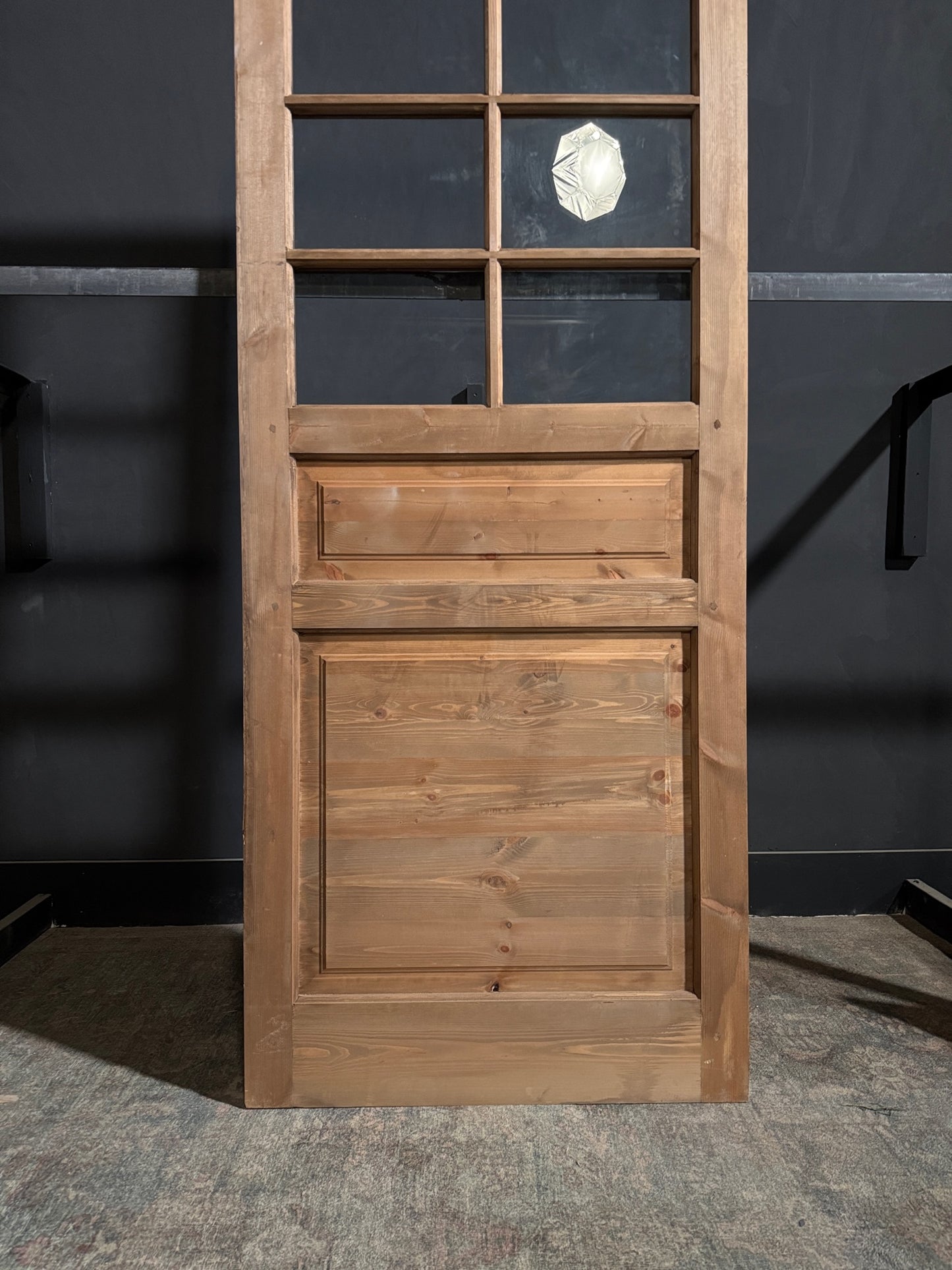 Handcrafted 8 Lite Single Glass Door - 36x96 - N211