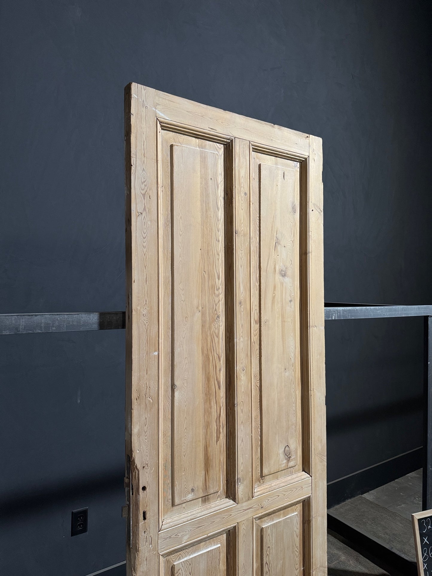 Antique 4 Panel Solid Single Door - 32.5x86.5 - N252